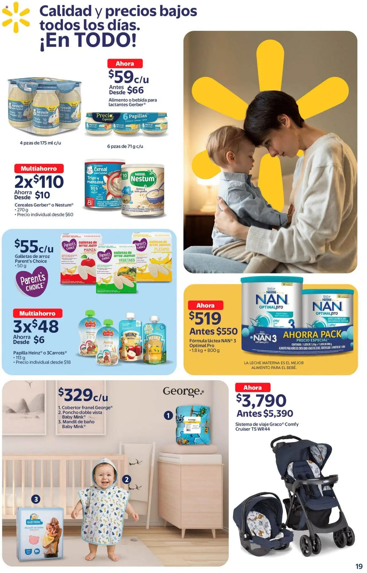 Nuevas ofertas de Walmart válidas en toda la República Mexicana desde el 17.09.2025. ¡Encuentra las mejores ofertas en Walmart - Folleto! | Página: 18 | Productos: Plátano, Manzana, Leche, Galletas