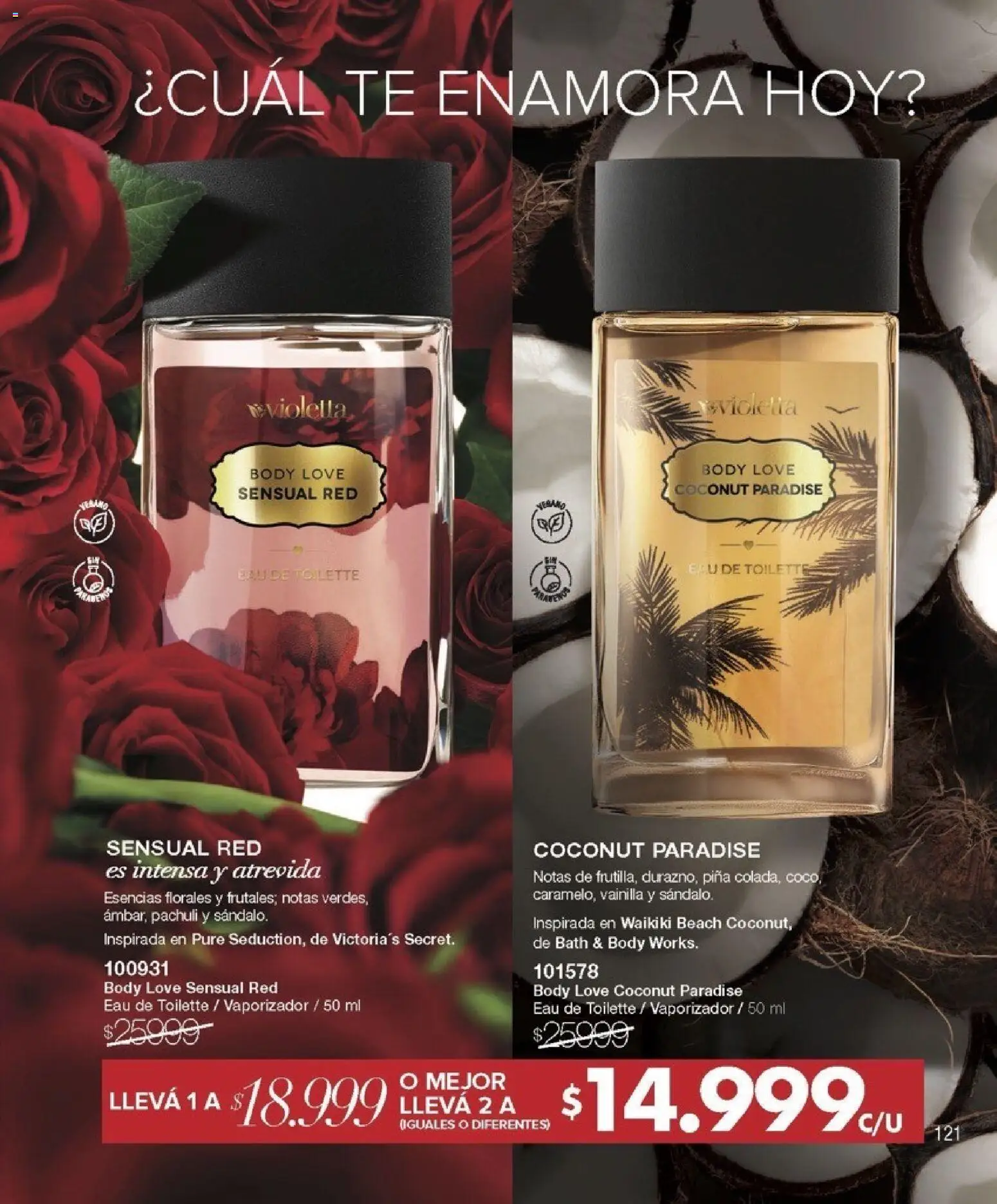 Violetta catálogo │ válido desde el 01.02.2026 | Página: 121 | Productos: Body, Eau de toilette, Té, Piña