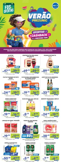 Encarte Prezunic - Pré-Visualização do folheto da loja Prezunic, válido de 30.01.2026