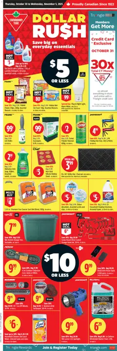 Preview of Canadian Tire - Dollar Rush from shop Canadian Tire valid from 30.10.2025