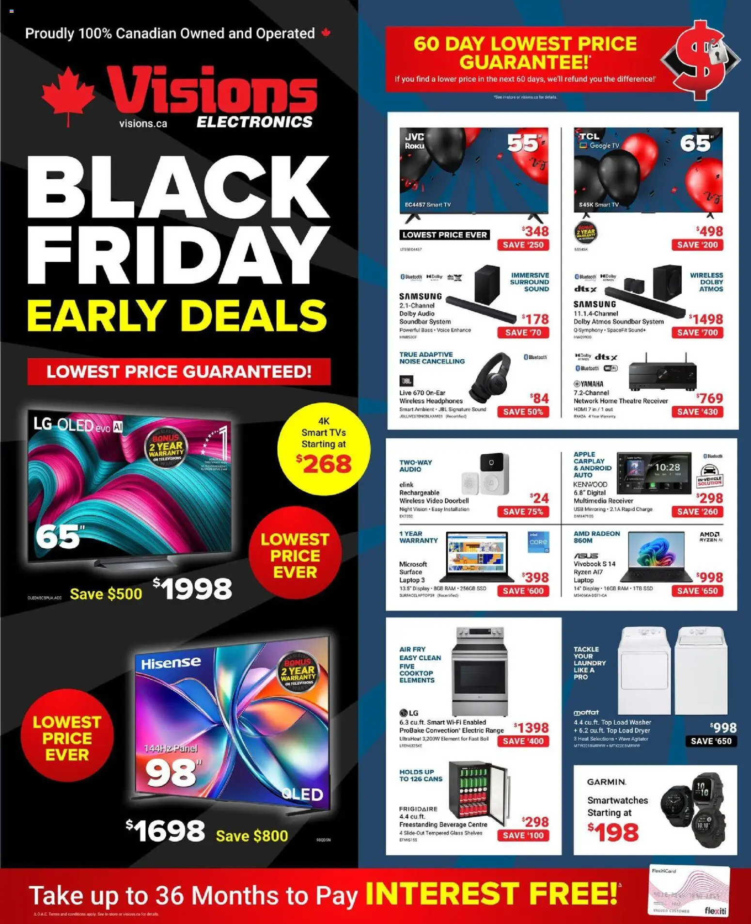 Visions flyer valid from 07.11.2025 | Page: 1 | Products: Tv, Audio, Headphones, Dryer
