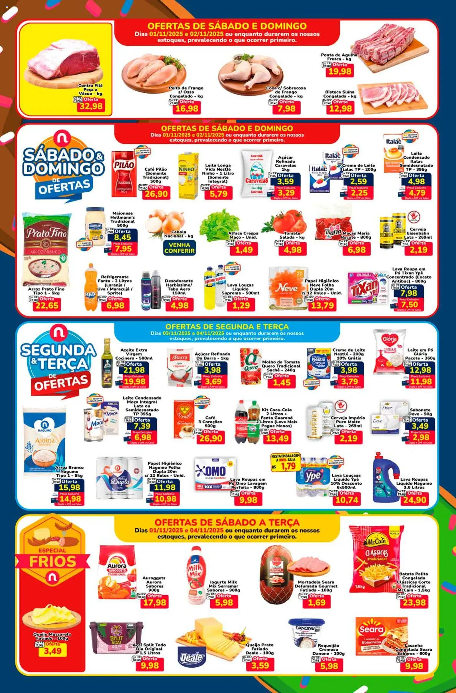 Nagumo Folheto - válido de 01.11.2025 | Página: 2 | Produtos: Guaraná, Creme, Alface, Peito de frango