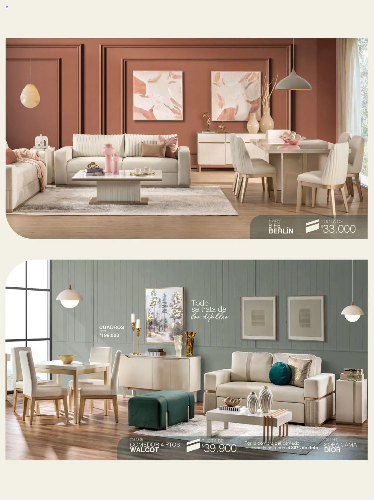 Muebles jamar revista - valida desde el 30.09.2025 | Página: 7 | Productos: Té, Cama, Sofá