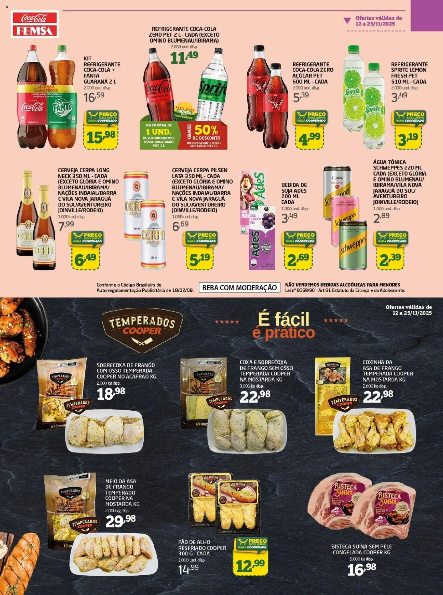 Cooper Folheto - válido de 12.11.2025 | Página: 7 | Produtos: Guaraná, Fanta, Pão, Refrigerante