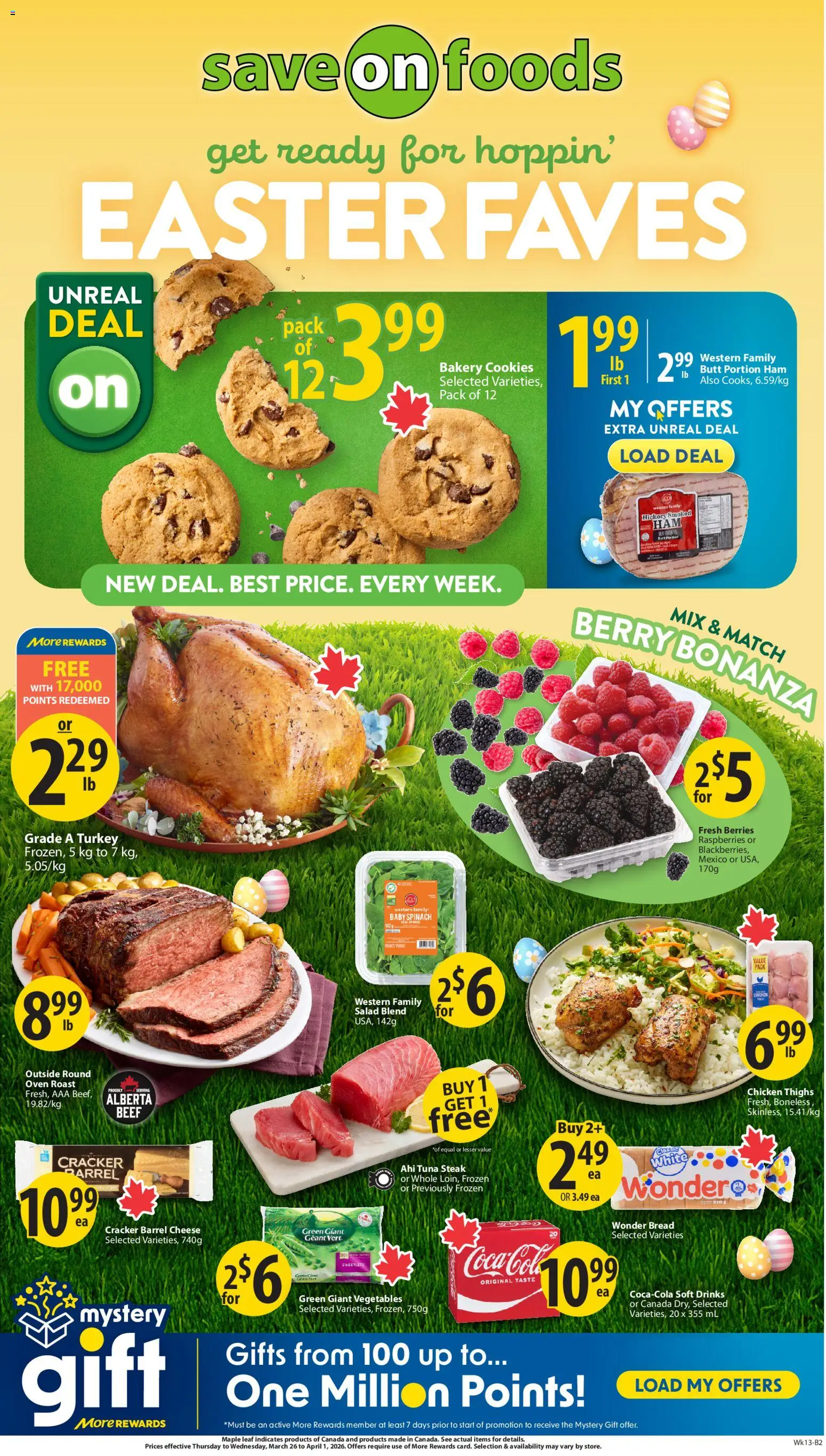 Save on foods flyer valid from 26.03.2026 | Page: 1