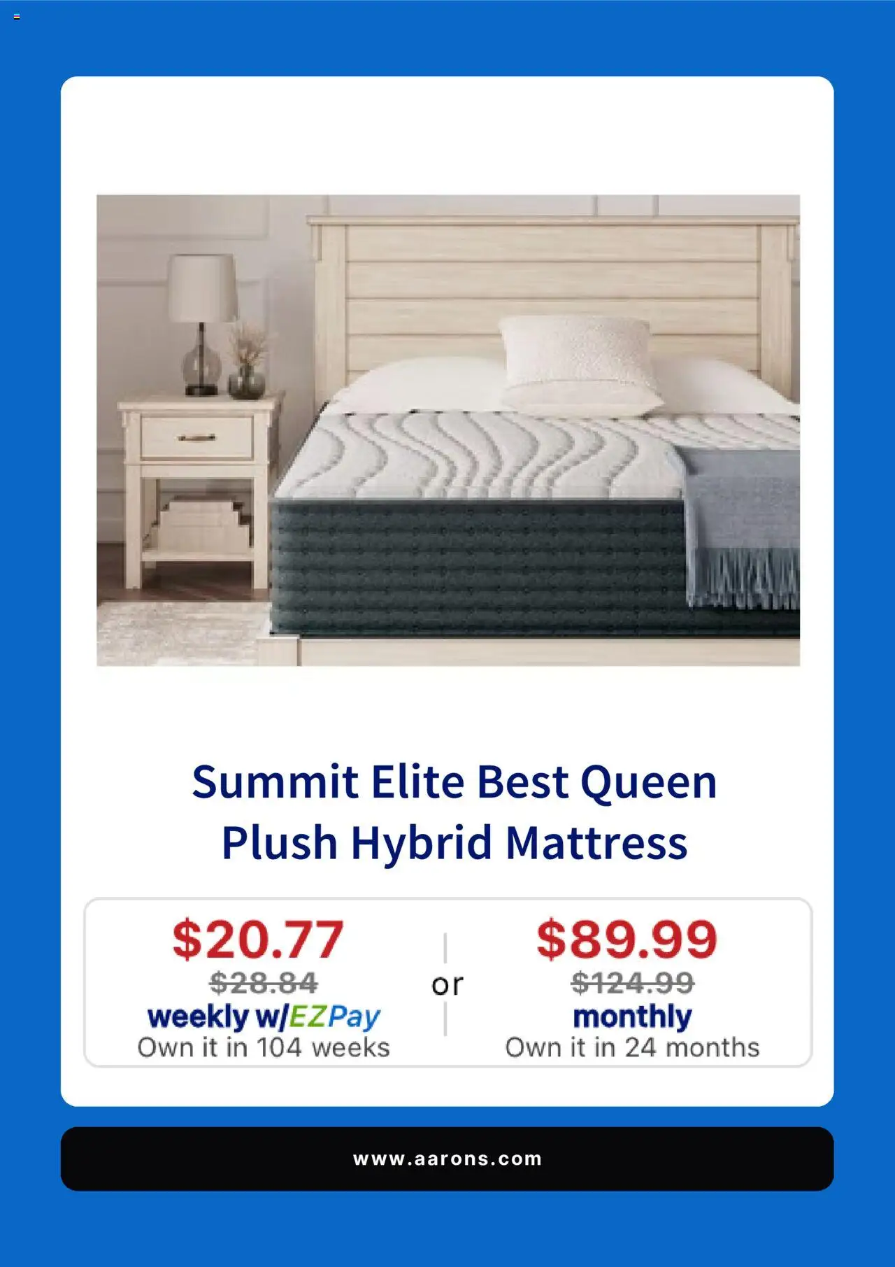 Aaron's Monthly Ad - valid from 01.08.2025 | Page: 4 | Products: Mattress