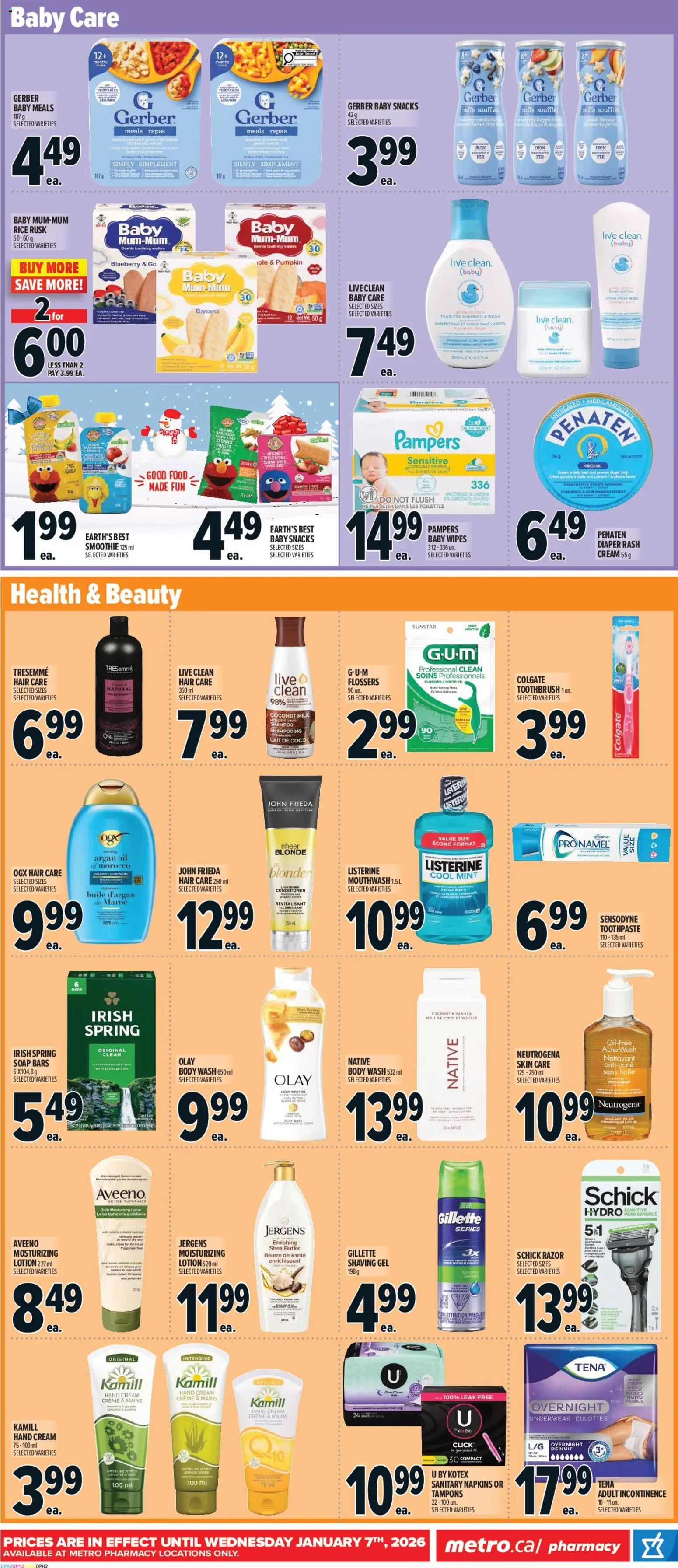Metro flyer valid from 11.12.2025 | Page: 18 | Products: Conditioner, Hand cream, Toothpaste, Pumpkin