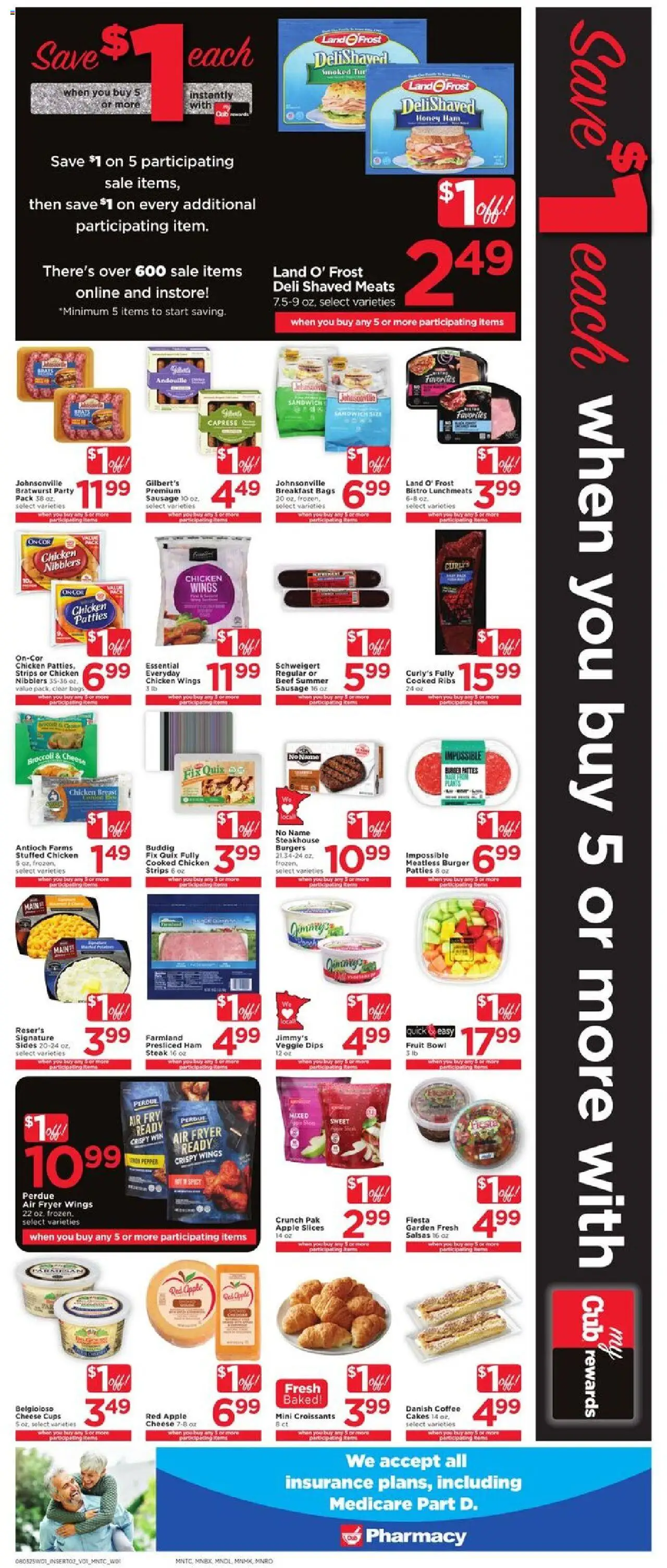 Cub Foods Weekly Ad - valid from 03.08.2025 | Page: 4 | Products: Fryer, Broccoli, Coffee, Beef