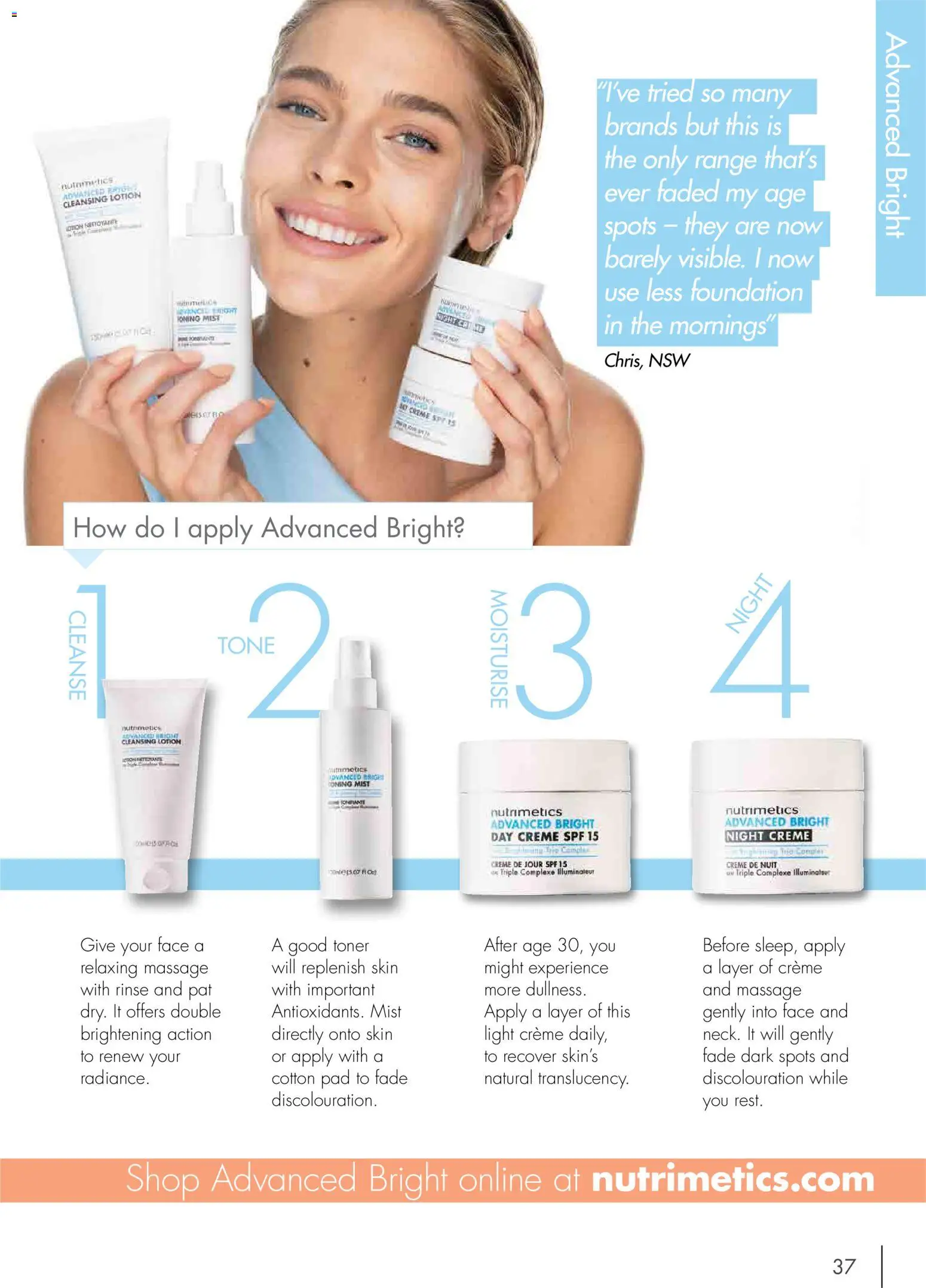 Nutrimetics catalogue - valid from 01.01.2026 | Page: 37 | Products: Light, Lotion, Foundation, Toner
