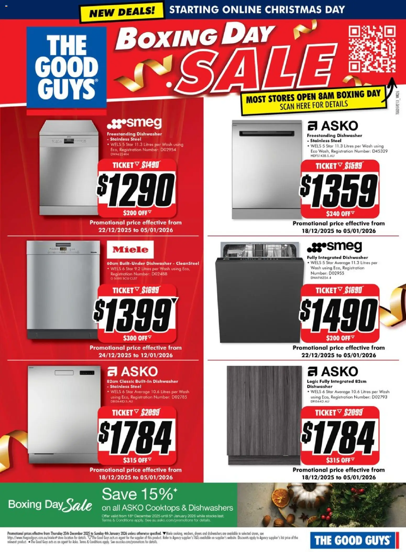 The Good Guys catalogue - valid from 24.12.2025 | Page: 19 | Products: Dishwasher