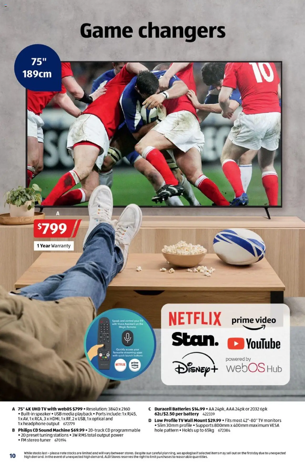 Aldi catalogue - valid from 17.09.2025 | Page: 10 | Products: Battery, Batteries, Tv, Game