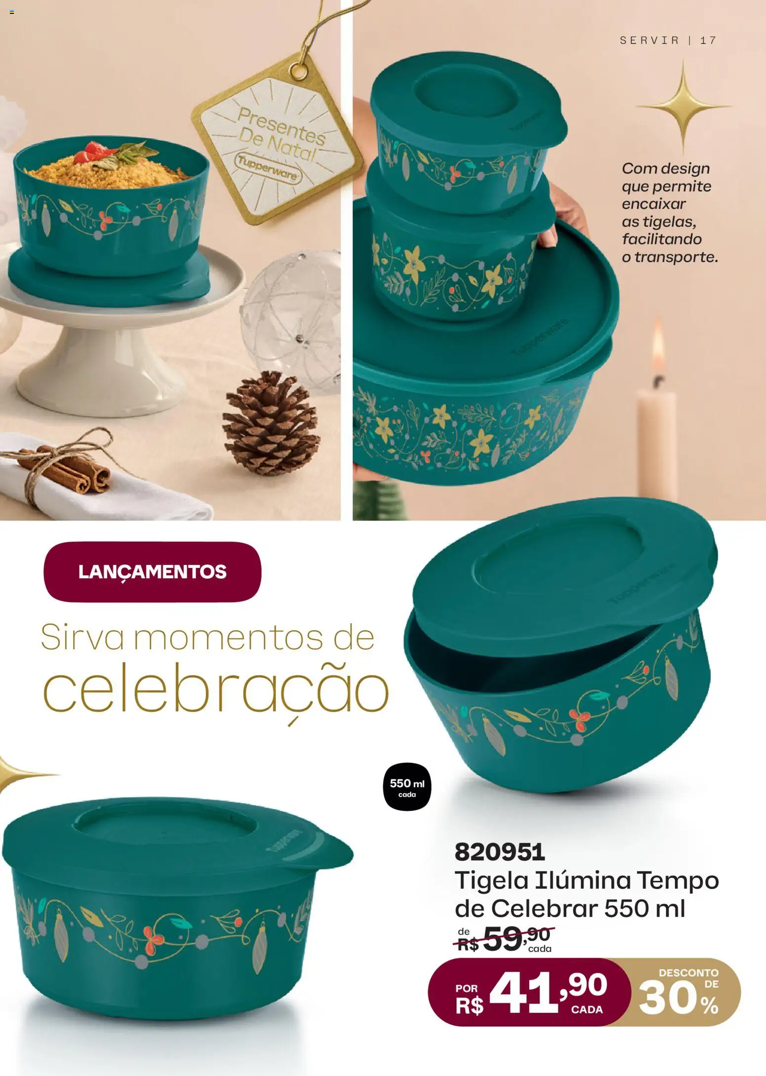 Tupperware Folheto - válido de 01.12.2025 | Página: 17 | Produtos: Tigela