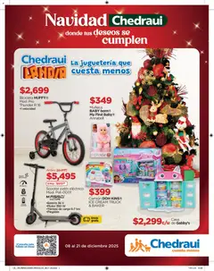 Vista previa de Chedraui folleto Navidad, nuevo folleto de la tienda, válido en México a partir del 08.12.2025