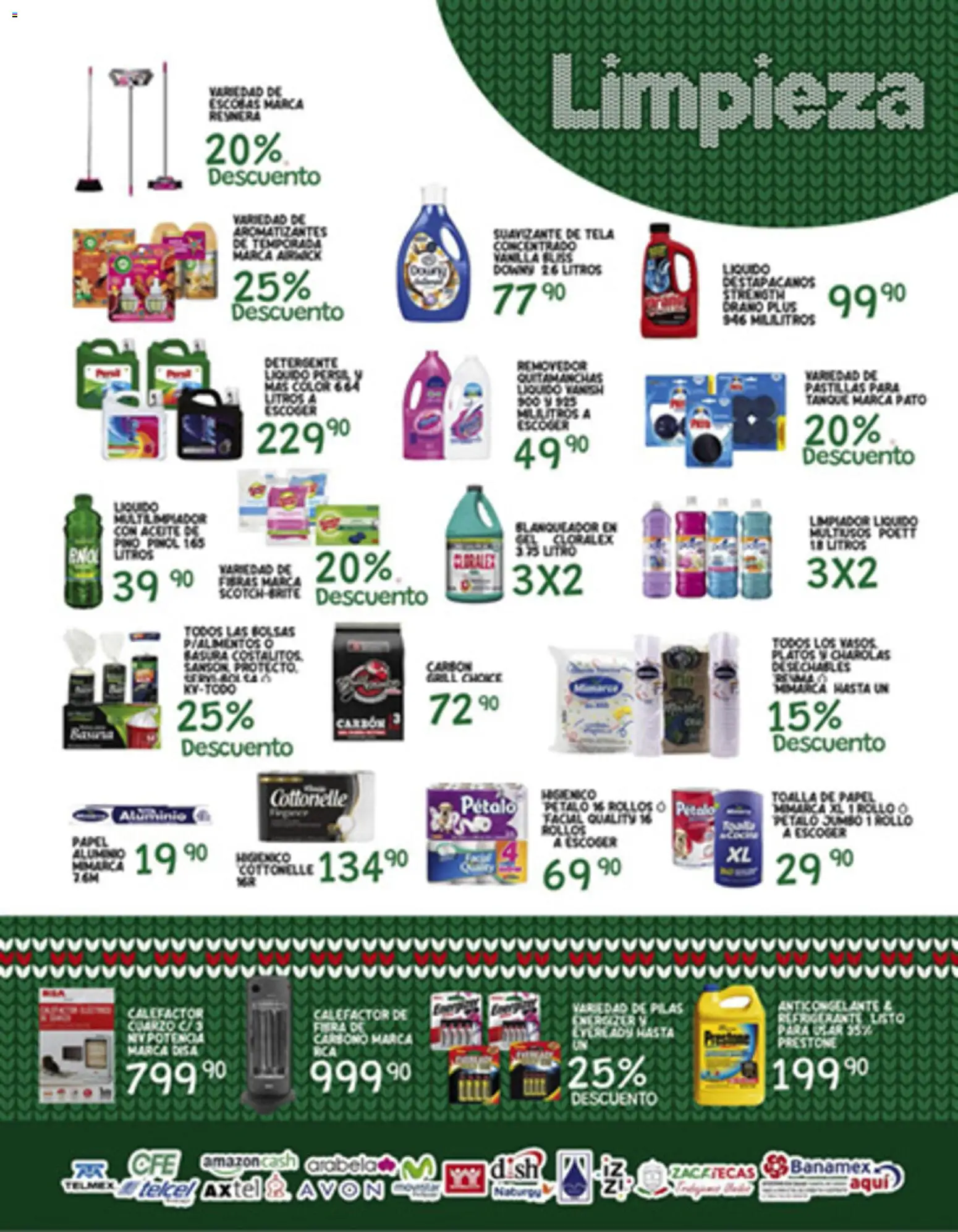 Nuevas ofertas de Alsuper válidas en toda la República Mexicana desde el 05.12.2025. ¡Encuentra las mejores ofertas en Alsuper folleto Zacatecas! | Página: 5 | Productos: Aceite, Suavizante, Toalla, Calefactor