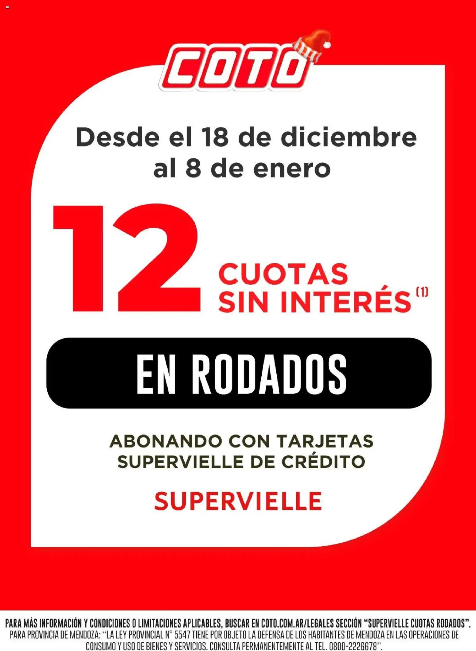 Coto - Rodados Supervielle │ válido desde el 18.12.2025 | Página: 1