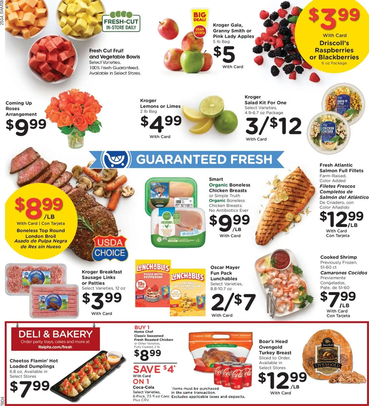 Ralphs Weekly Ad - valid from 24.09.2025 | Page: 11 | Products: Cheese, Pizza, Salad, Sausage