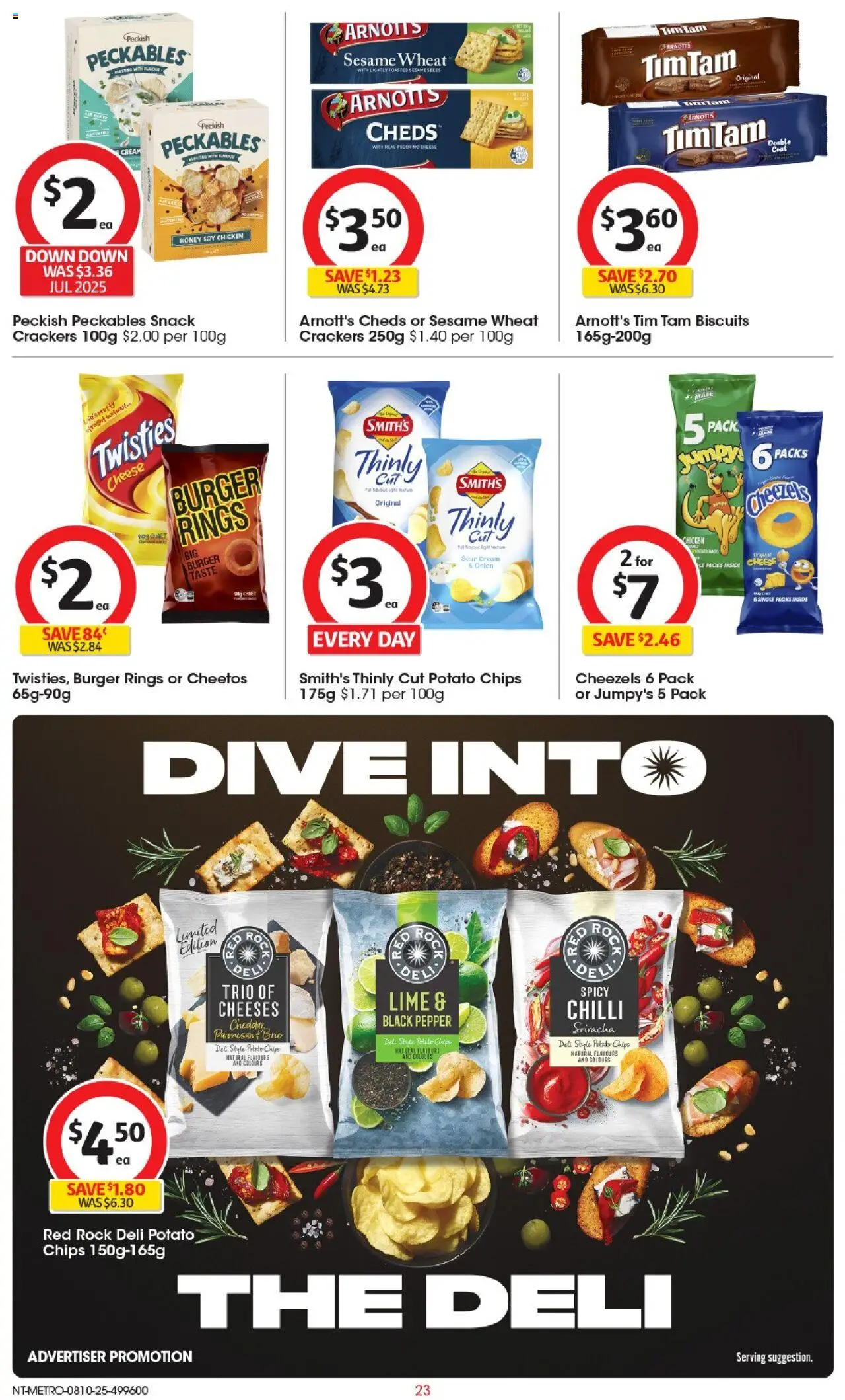 Coles catalogue - valid from 08.10.2025 | Page: 23 | Products: Cheese, Sour cream, Pepper, Chilli