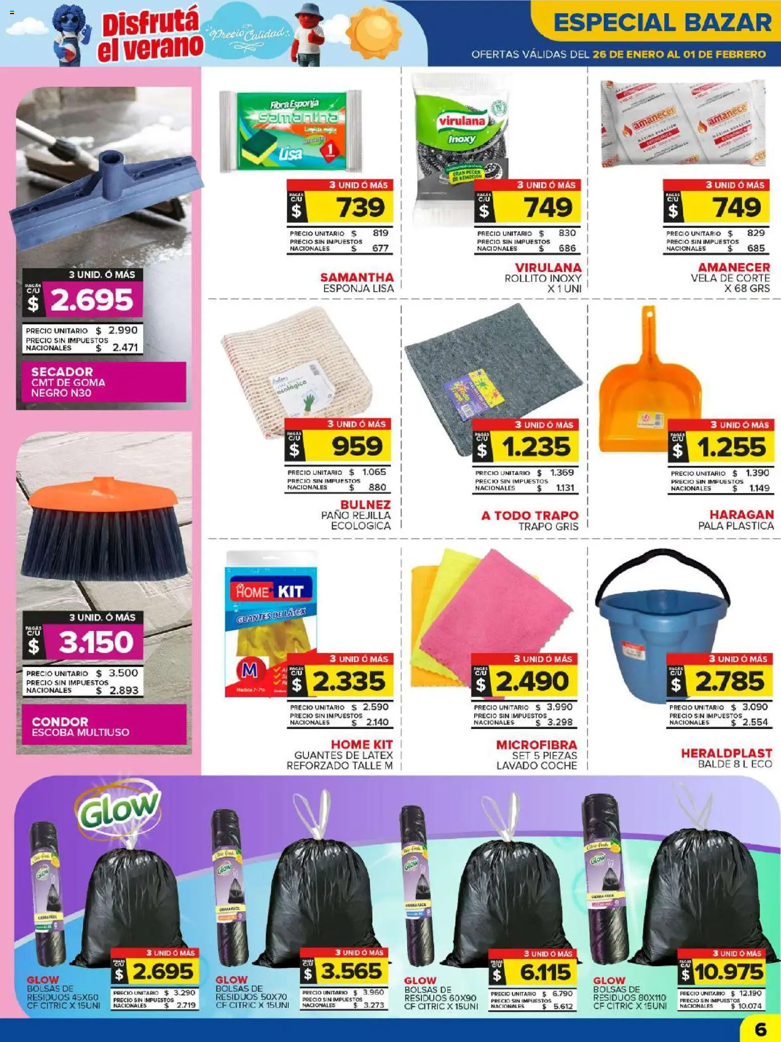 Carrefour Maxi catálogo │ válido desde el 26.01.2026 | Página: 6 | Productos: Vela, Rejilla, Esponja, Pala