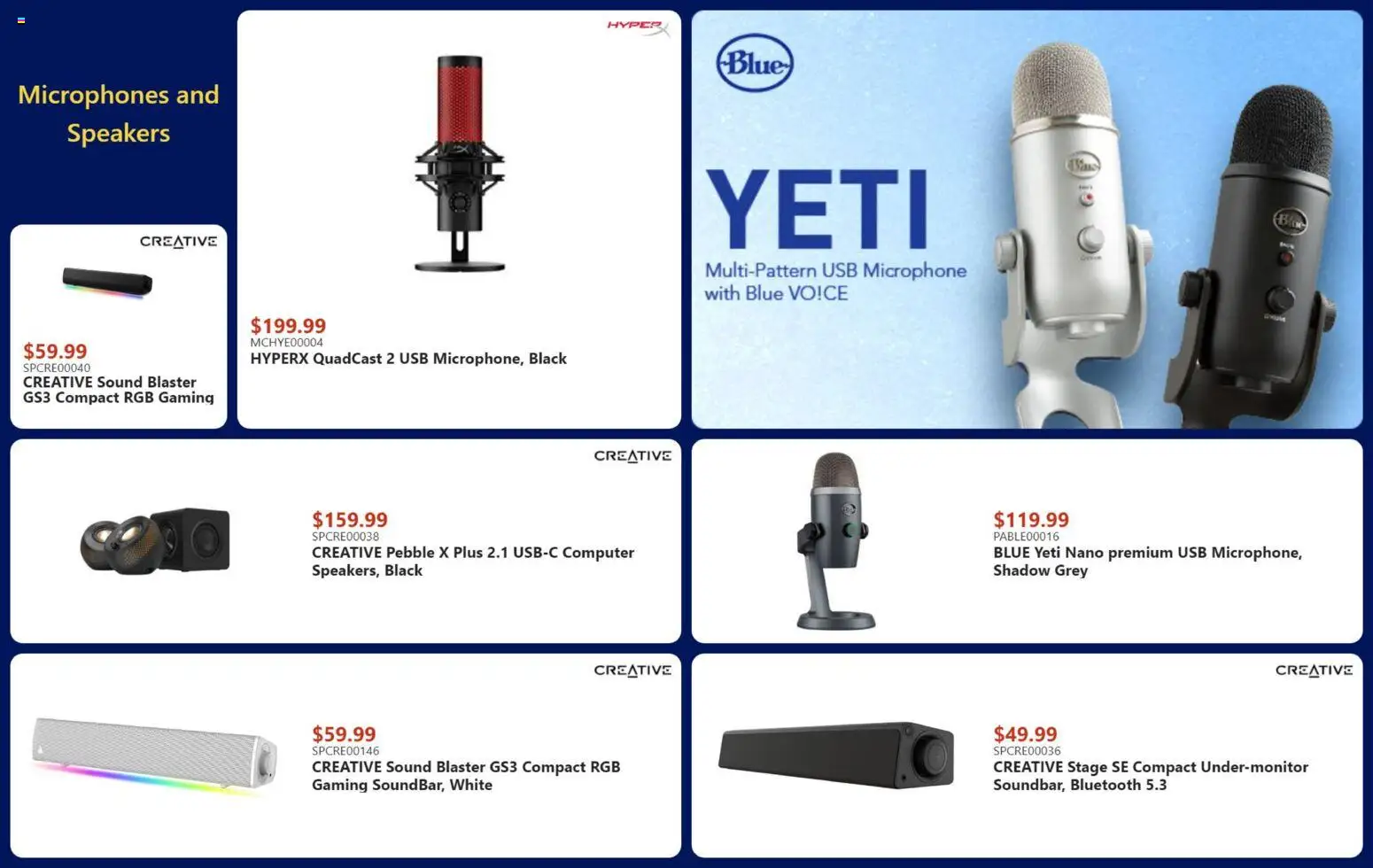 Canada Computers flyer valid from 16.01.2026 | Page: 13 | Products: Computer, Microphone