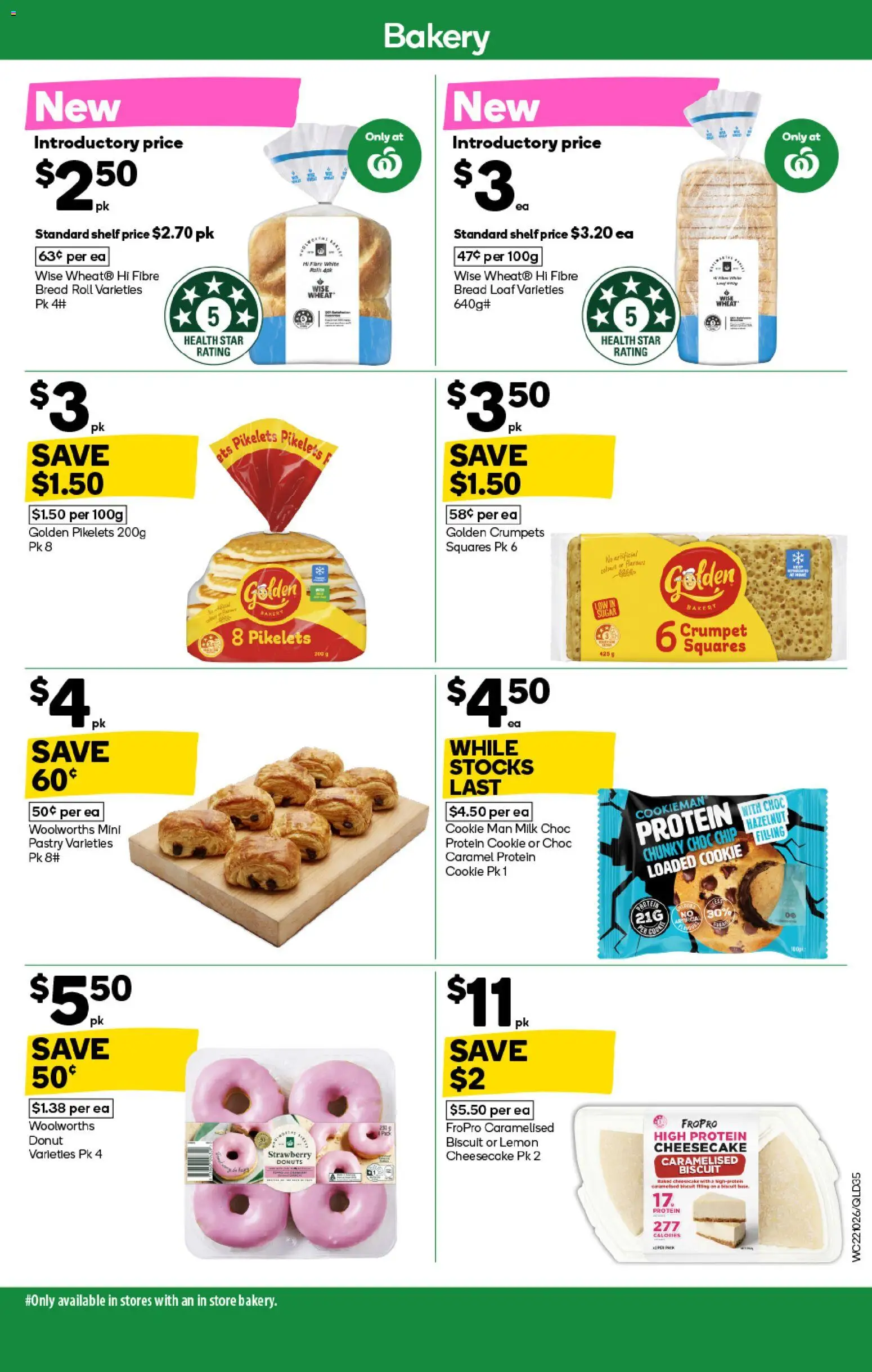 Woolworths catalogue - valid from 05.11.2025 | Page: 35 | Products: Crumpets, Bread, Lemon, Wheat
