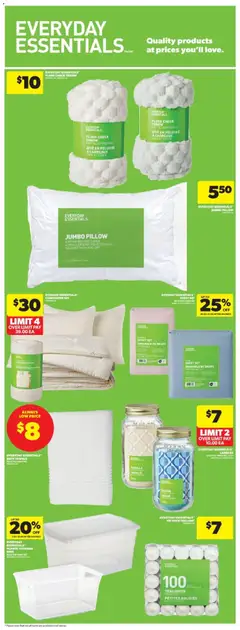 Preview of Real Canadian Superstore weekly flyer / circulaire from shop Real Canadian Superstore valid from 08.01.2026 | Page: 13 | Products: Pillow, Bath
