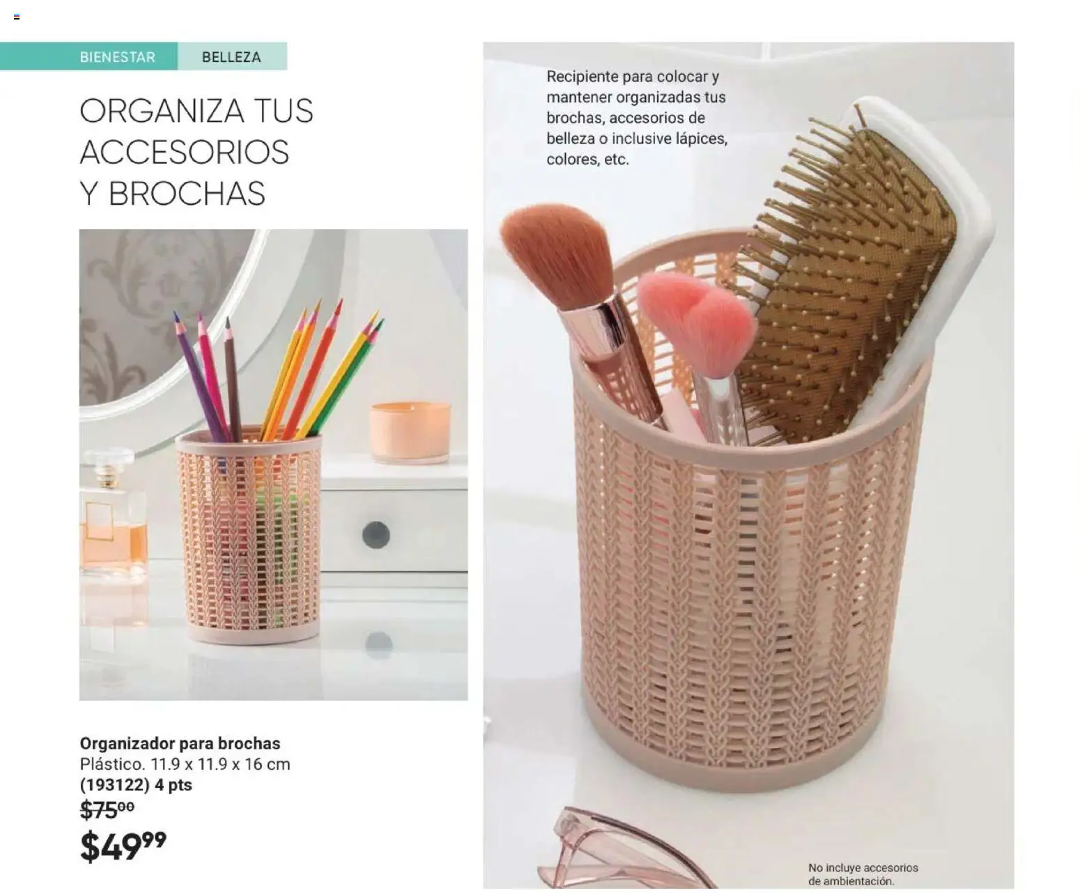 Nuevas ofertas de AVON válidas en toda la República Mexicana desde el 30.01.2026. ¡Encuentra las mejores ofertas en AVON Casa & Estilo 3 2026! | Página: 110 | Productos: Organizador