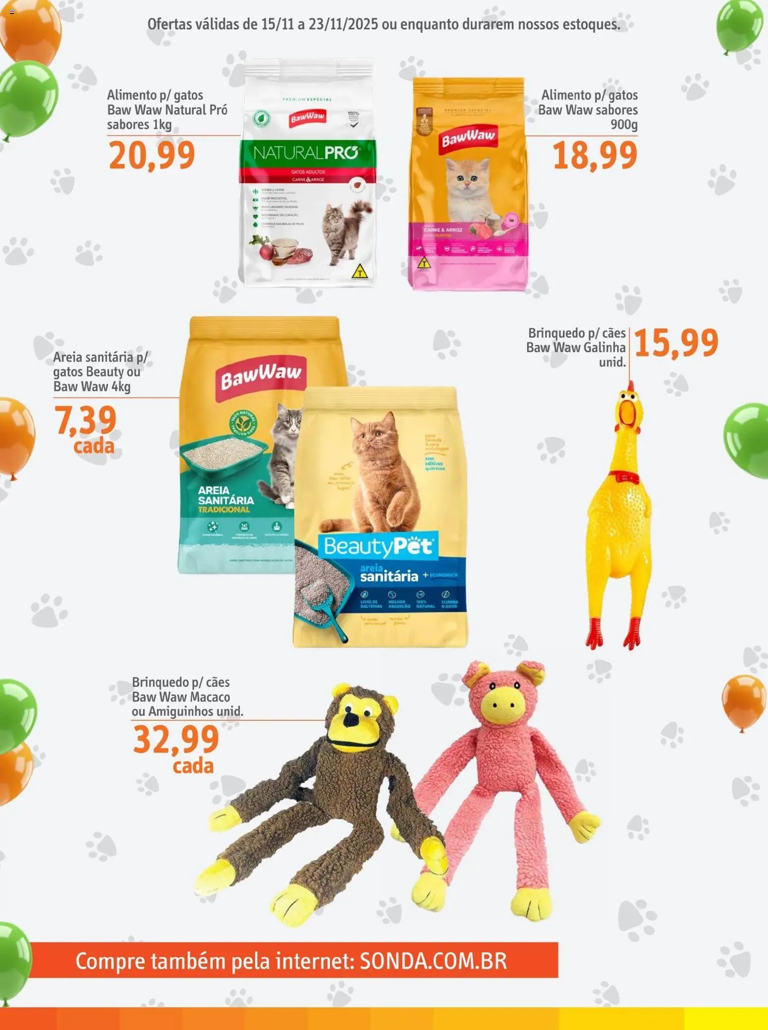 Sonda Folheto - válido de 15.11.2025 | Página: 6 | Produtos: Areia, Arroz, Carne