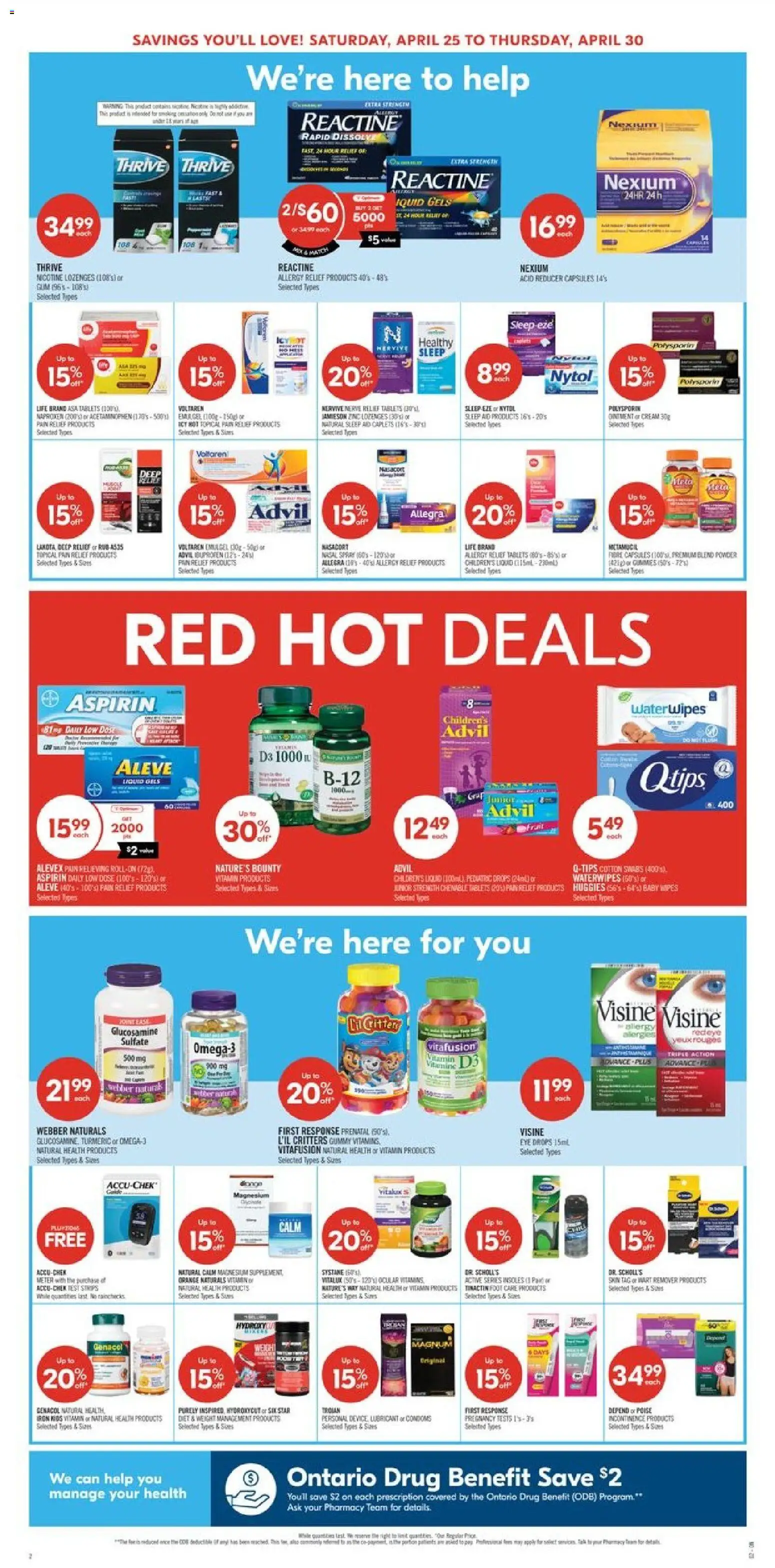 Shoppers flyer valid from 24.04.2026 | Page: 4 | Products: Cream, Iron, Powder