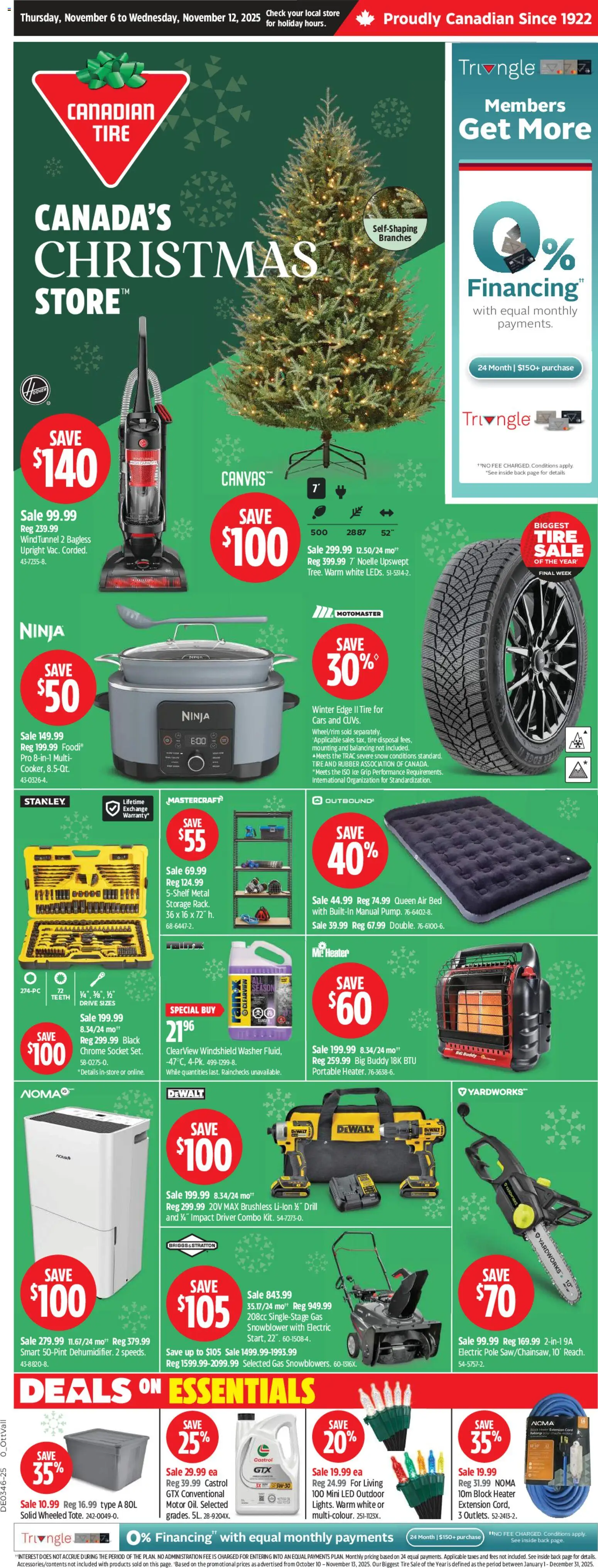 Canadian Tire flyer valid from 06.11.2025 | Page: 1