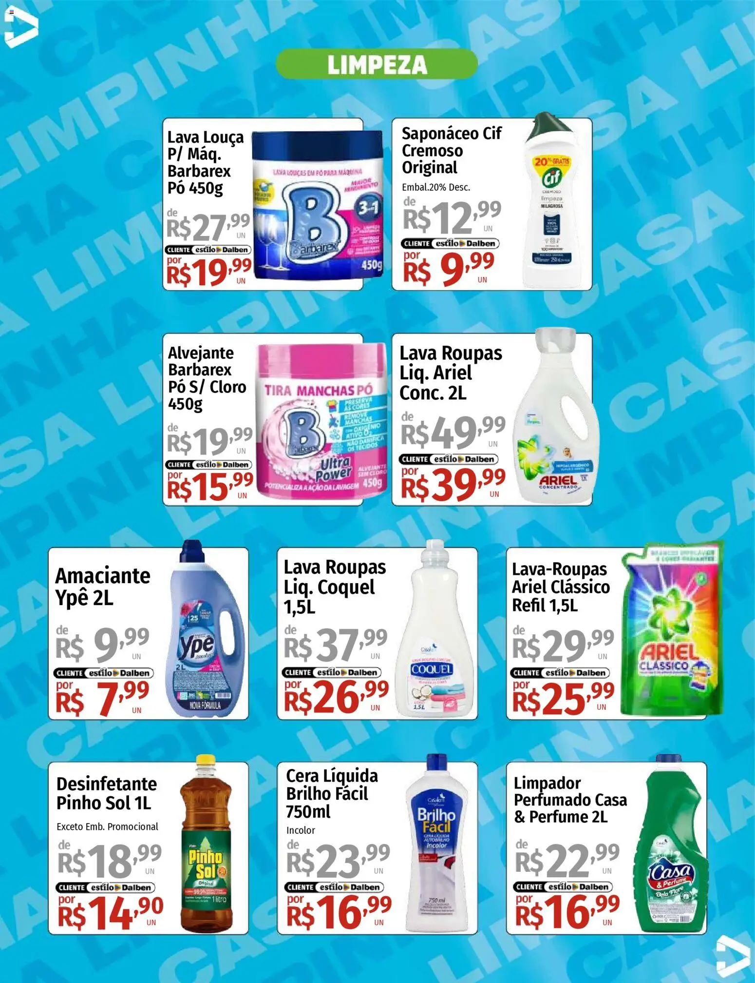 Supermercado Dalben Folheto - válido de 05.01.2026 | Página: 2 | Produtos: Perfume, Pó, Ariel, Roupas