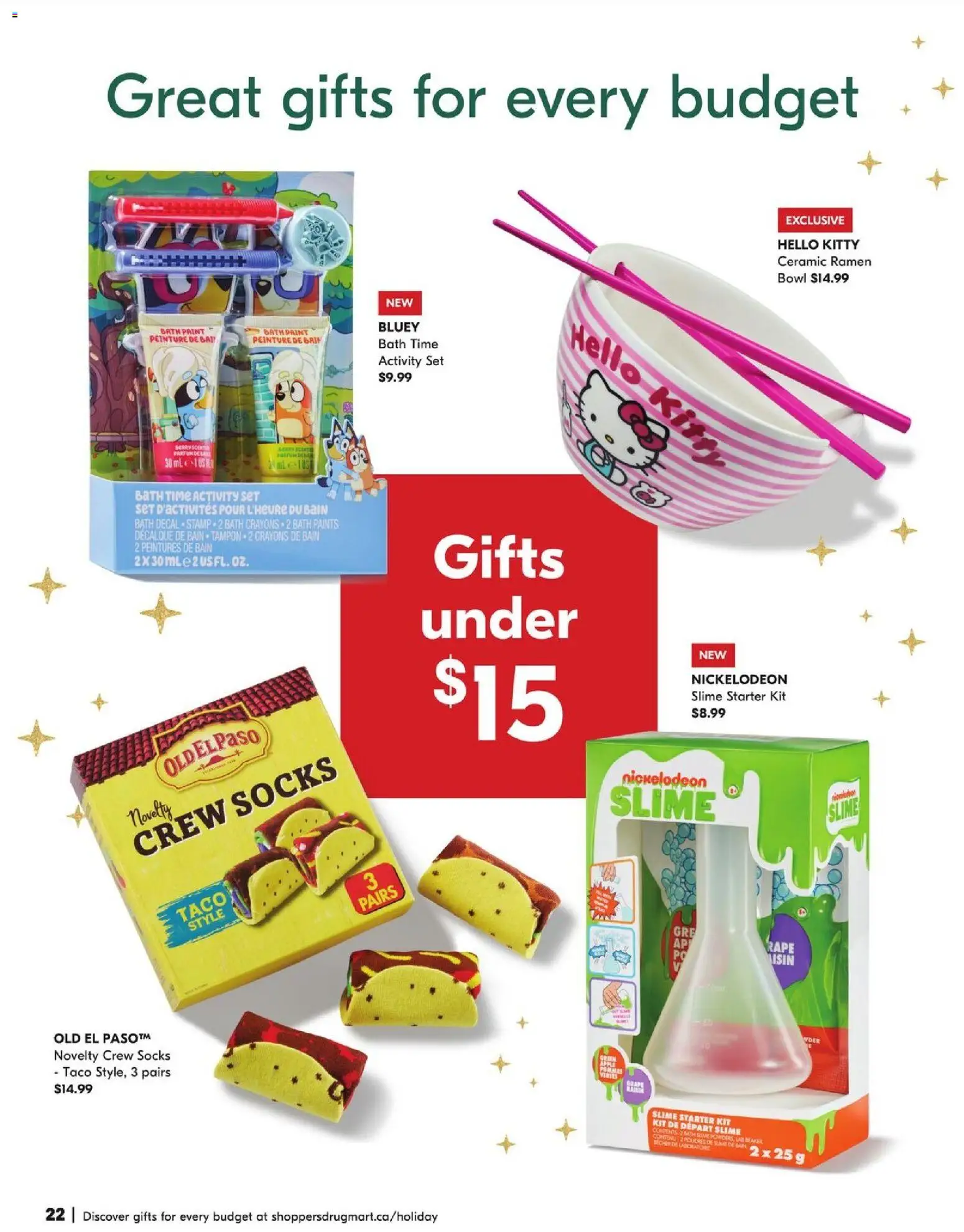 Shoppers flyer valid from 22.11.2025 | Page: 22 | Products: Bath, Socks