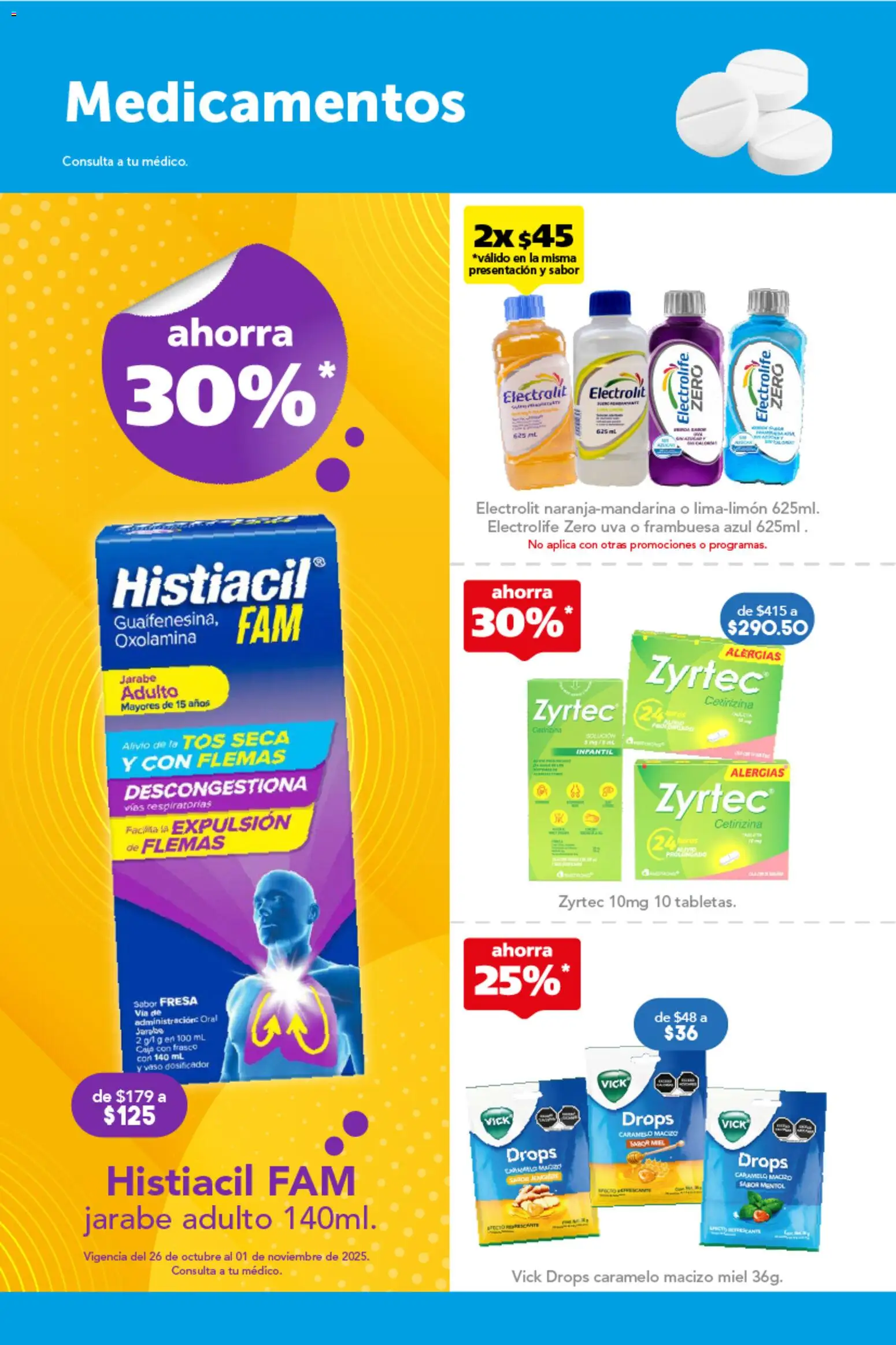 Nuevas ofertas de Farmacia San Pablo válidas en toda la República Mexicana desde el 26.10.2025. ¡Encuentra las mejores ofertas en Farmacia San Pablo catálogo! | Página: 4 | Productos: Fresa, Frasco, Uva