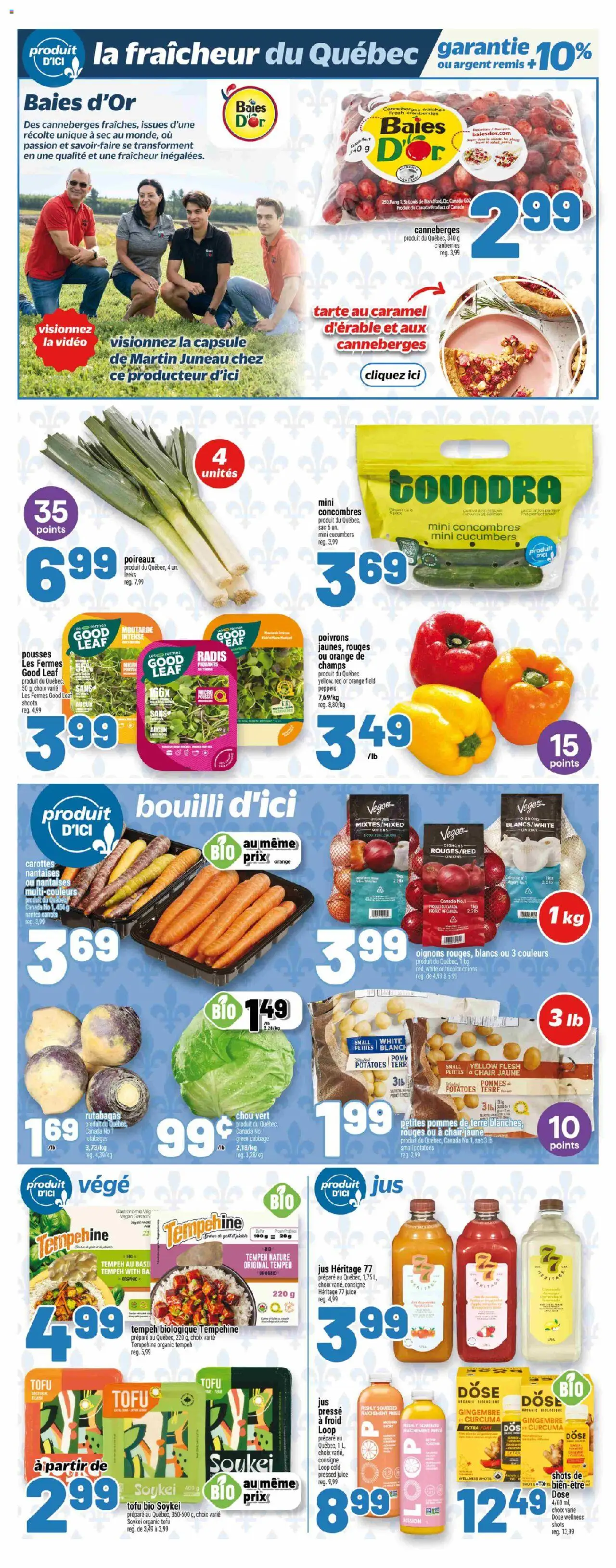 Metro flyer valid from 25.09.2025 | Page: 7 | Products: Cucumbers, Video, Potatoes, Juice