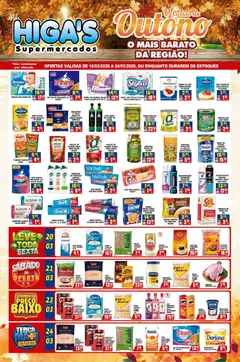 Higa's Supermercado - Ofertas da semana - Pré-Visualização do folheto da loja Higa's Supermercado, válido de 18.03.2026