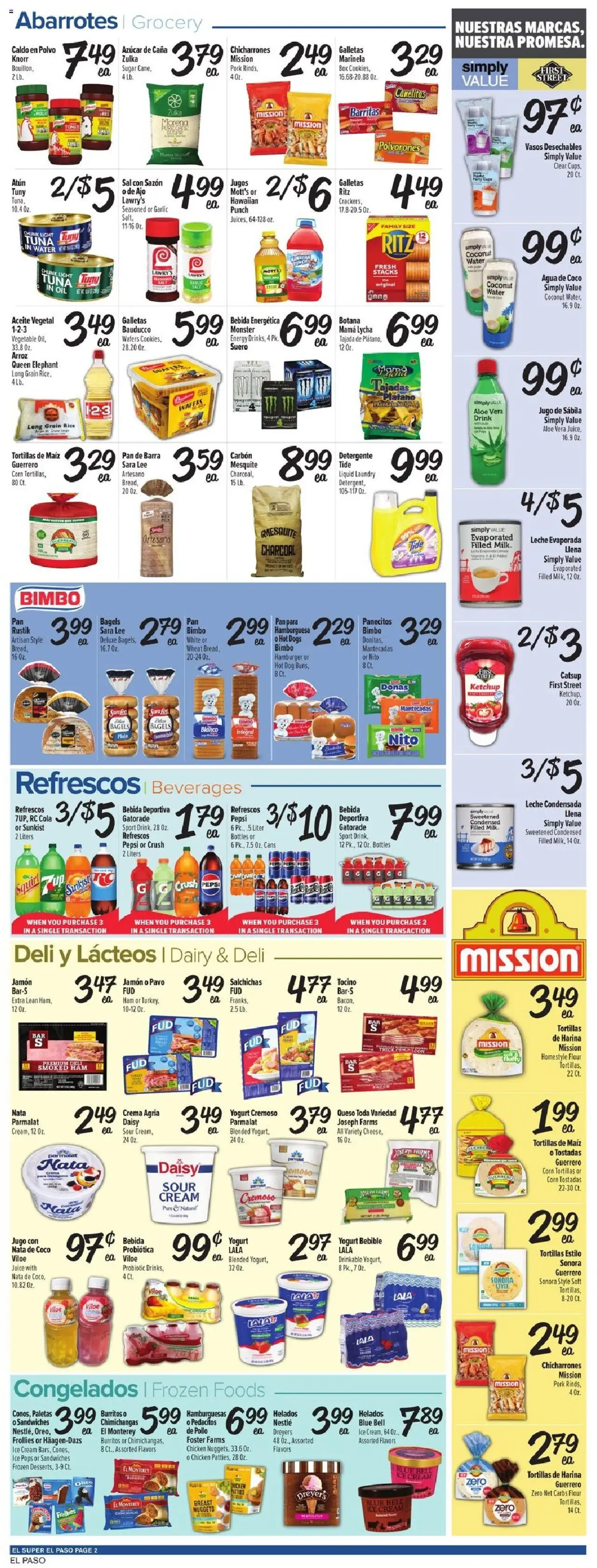 El Super Weekly Ad - TX - valid from 10.09.2025 | Page: 2 | Products: Juice, Rice, Ketchup, Aloe Vera