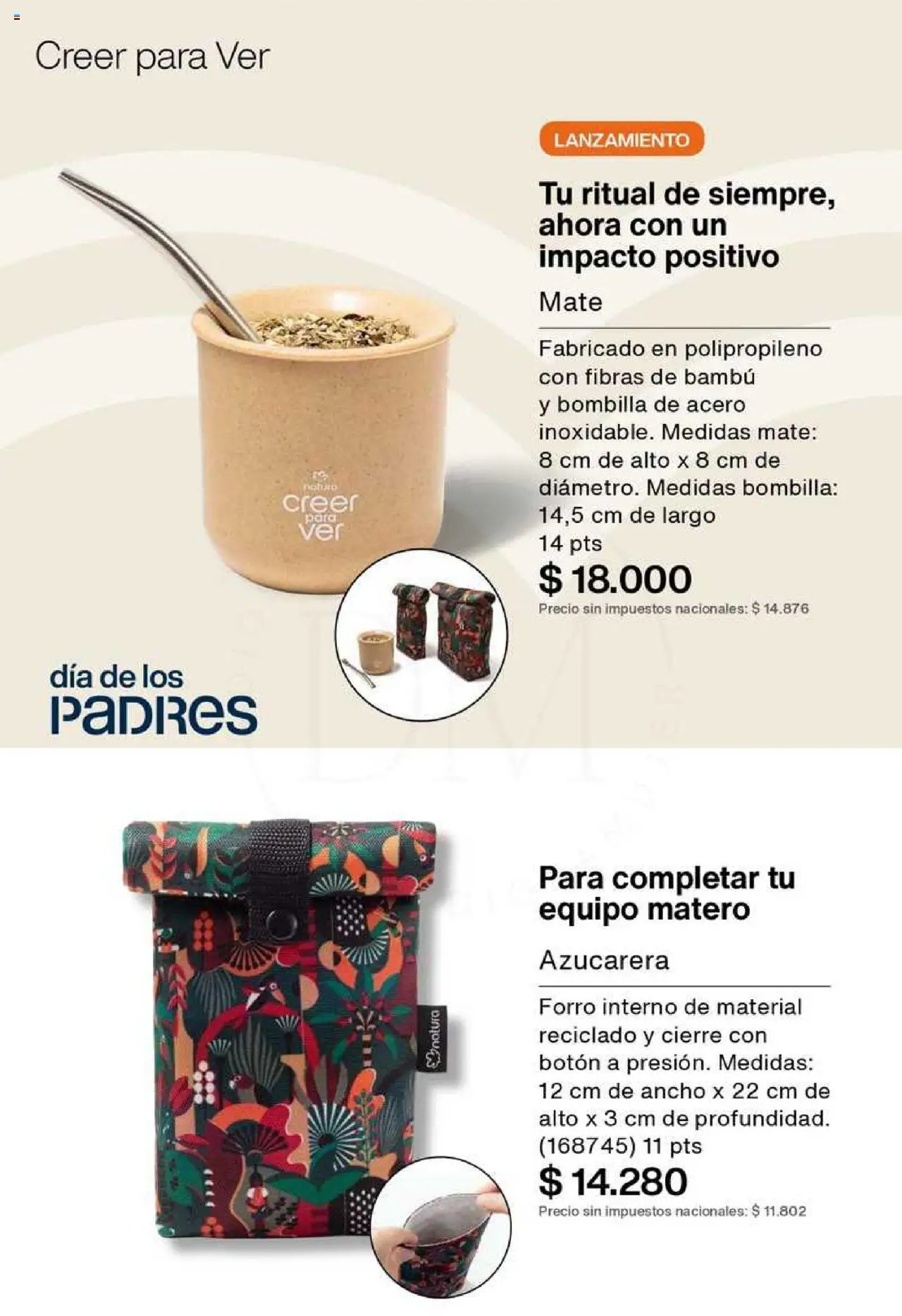 Catálogo Natura Ciclo 8 │ válido desde el 03.06.2025 | Página: 232 | Productos: Mate, Azucarera, Bombilla