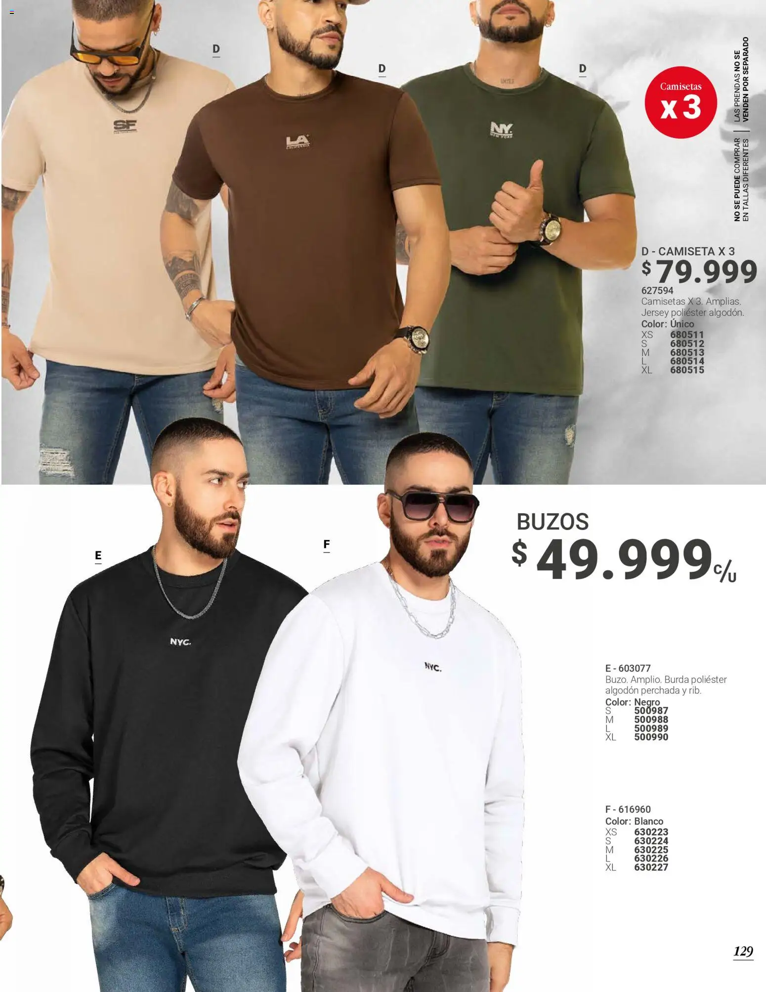 Carmel revista - valida desde el 29.10.2025 | Página: 129 | Productos: Algodón, Camiseta