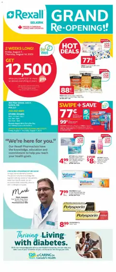 Preview of Rexall - Grand Opening Selkirk from shop Rexall valid from 01.08.2025
