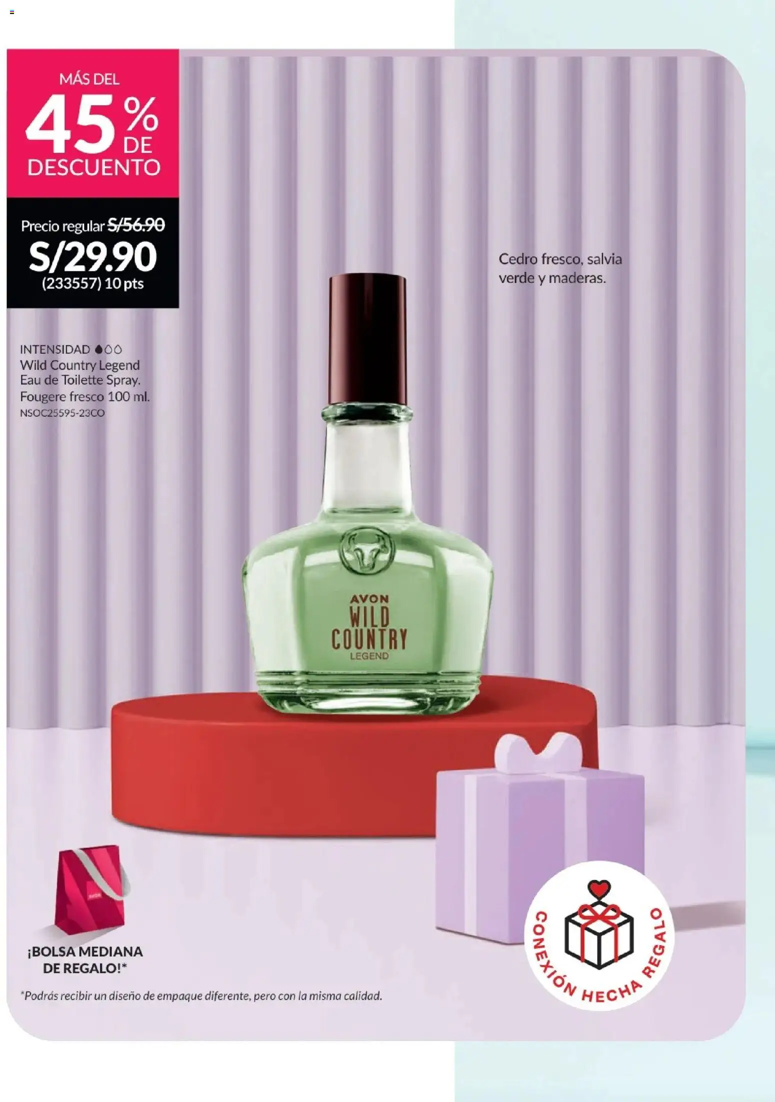 Catálogo Avon válido desde 01.02.2026 | Página: 21 | Productos: Empaque, EAU de Toilette