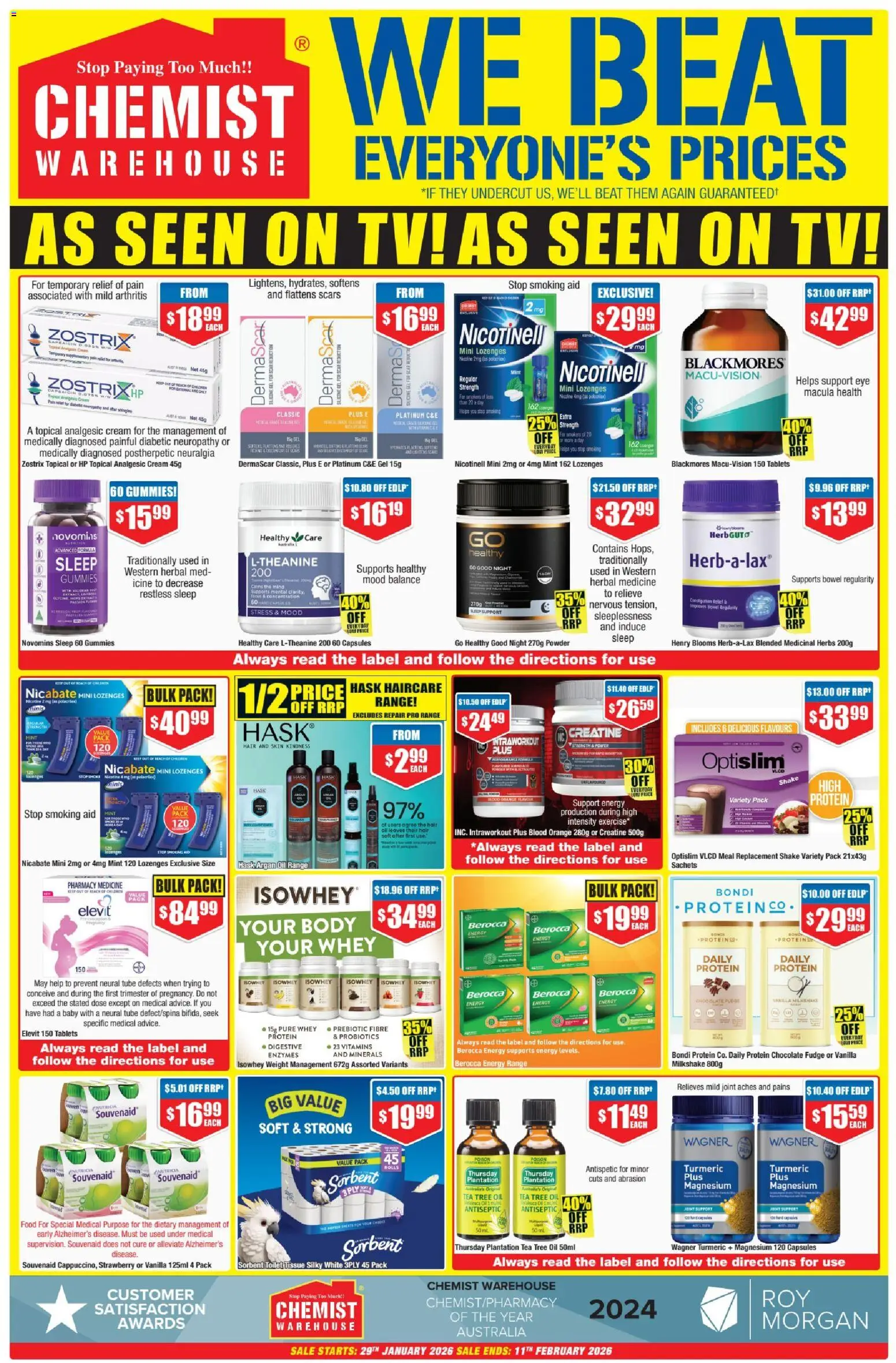Chemist Warehouse catalogue - valid from 29.01.2026 | Page: 3 | Products: Cream, Tv, Herbal, Weight