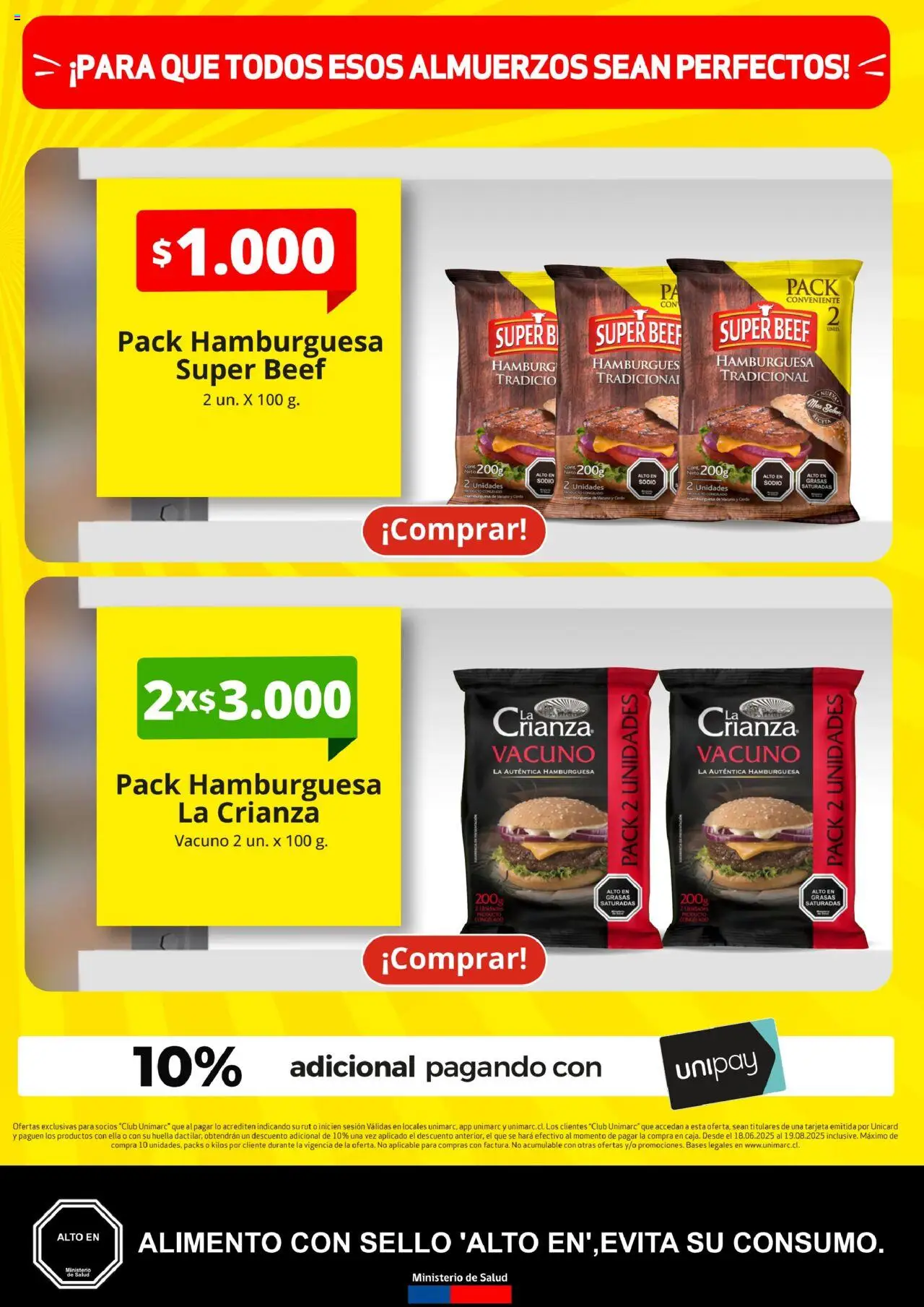 Unimarc ofertas  │ válido desde el 18.06.2025 | Página: 19 | Productos: Cerdo