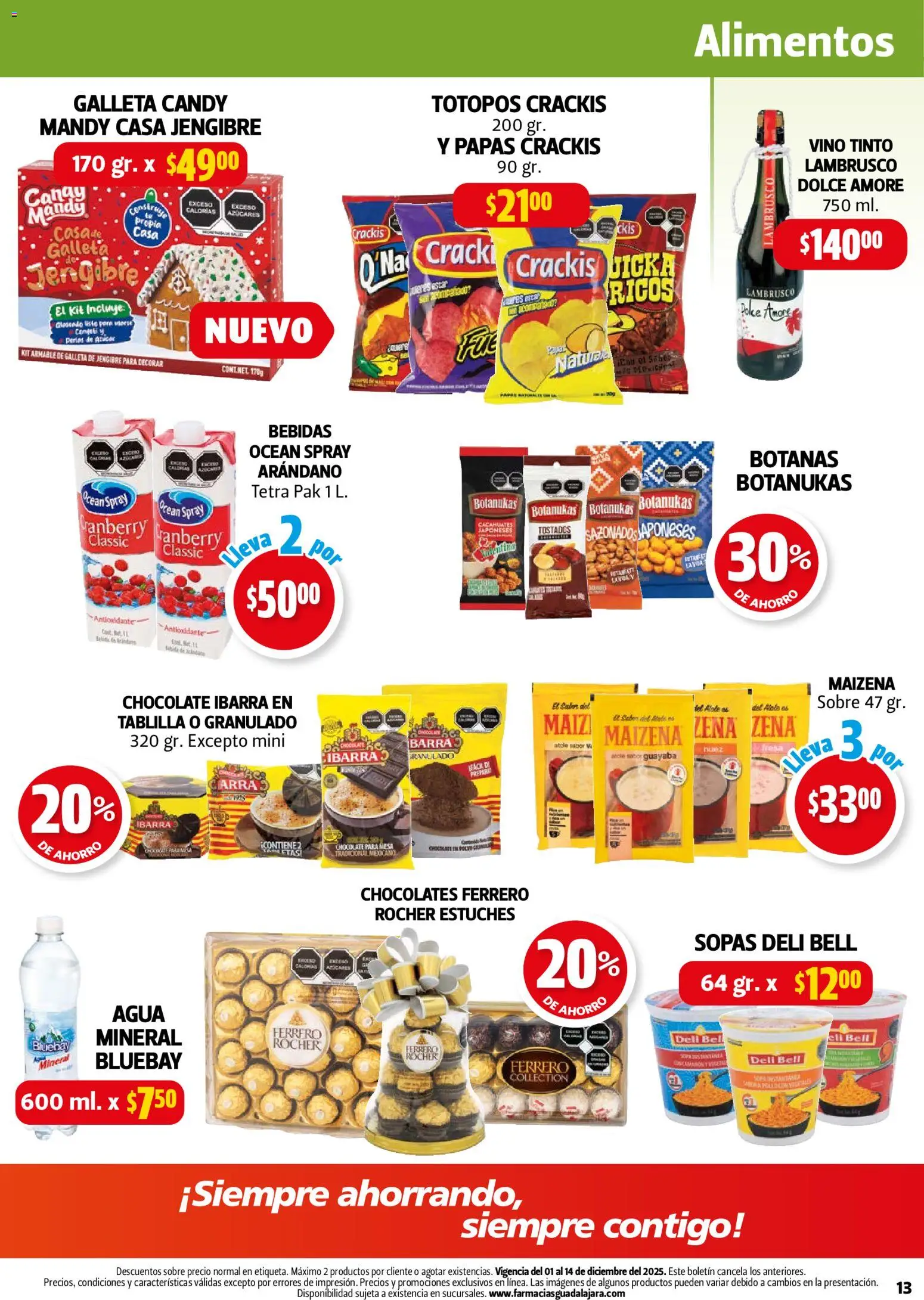 Nuevas ofertas de Farmacia Guadalajara válidas en toda la República Mexicana desde el 01.12.2025. ¡Encuentra las mejores ofertas en Farmacia Guadalajara catálogo! | Página: 13