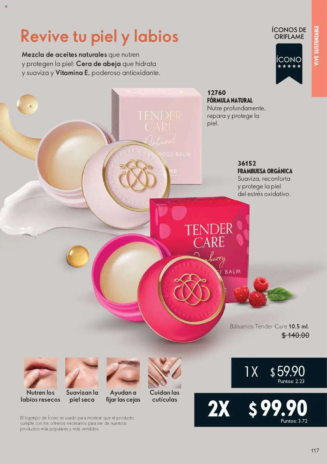Nuevas ofertas de Oriflame válidas en toda la República Mexicana desde el 04.10.2025. ¡Encuentra las mejores ofertas en Oriflame - Campaña 14 2025! | Página: 117 | Productos: Cera