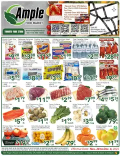 Preview of Ample Food Market - Weekly flyer Toronto York from shop Ample Food Market valid from 28.11.2025