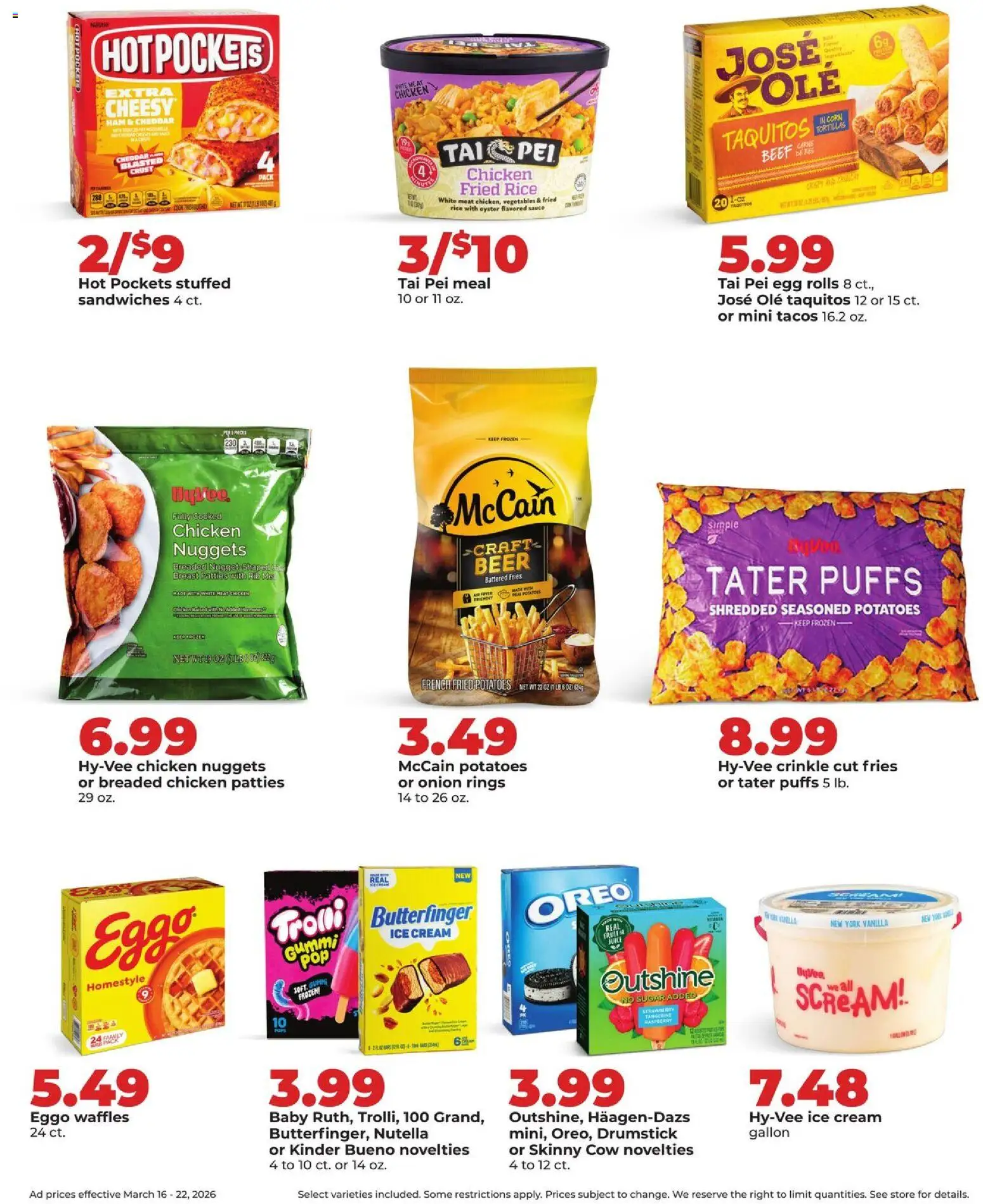 HyVee Weekly Ad - valid from 16.03.2026 | Page: 29 | Products: Corn, Ham, Potatoes, Onion
