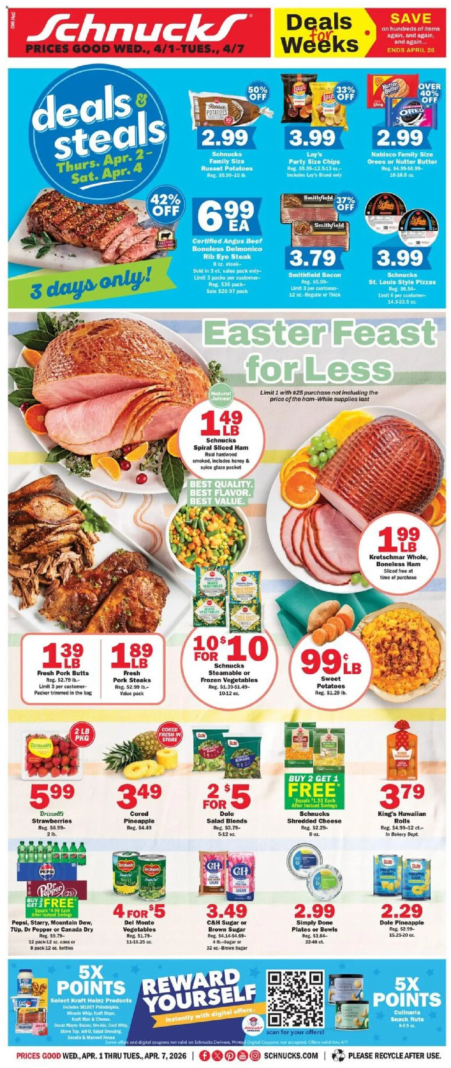 Schnucks Weekly Print Ad - MO - valid from 01.04.2026 | Page: 1