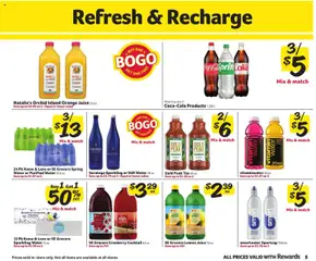 Preview of Winn Dixie weekly ads valid from 17.12.2025 | Page: 5 | Products: Vitamin, Tea, Water, Lemon