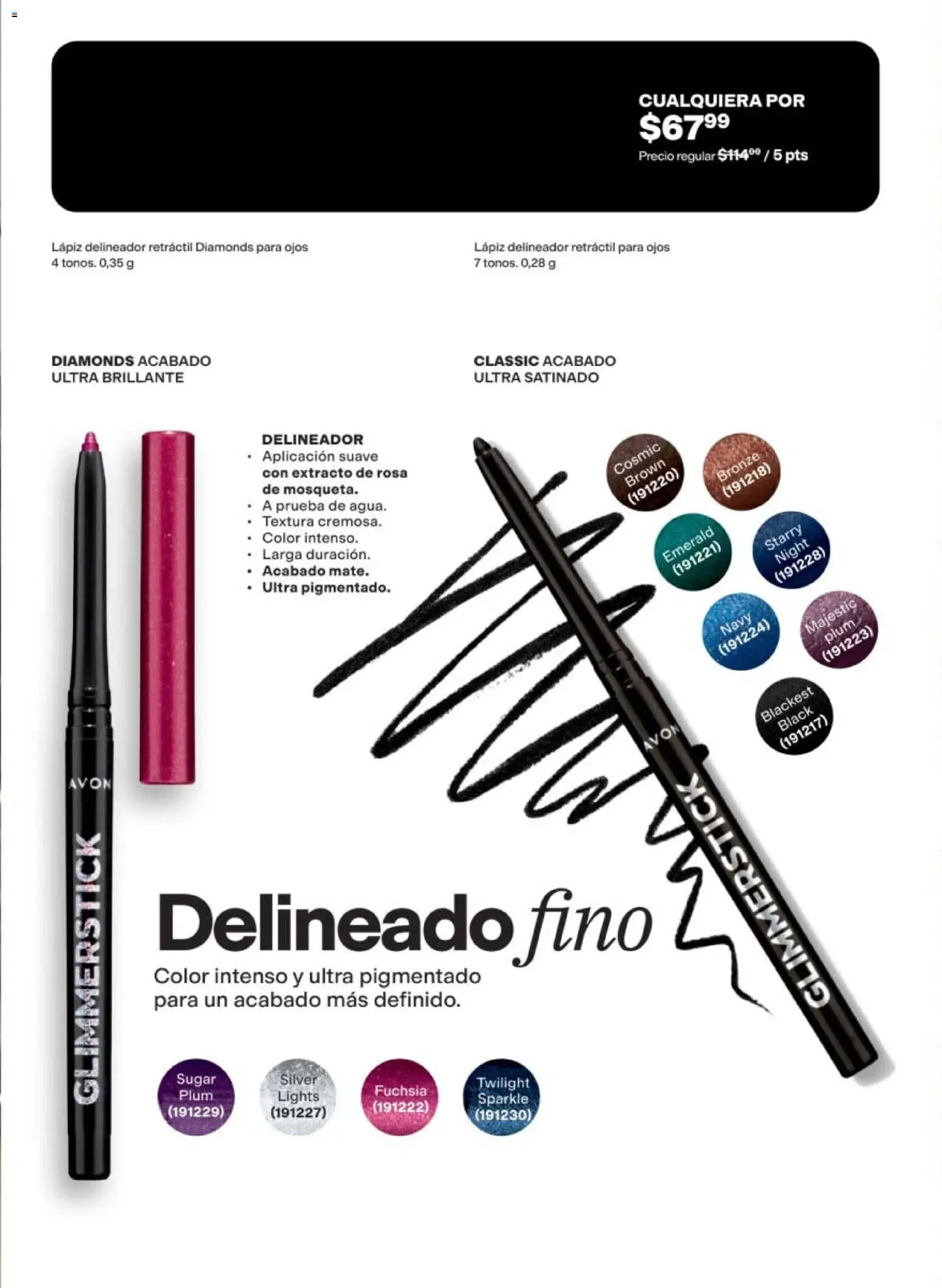 Nuevas ofertas de AVON válidas en toda la República Mexicana desde el 08.05.2026. ¡Encuentra las mejores ofertas en AVON campaña 8 2026! | Página: 98 | Productos: Delineador