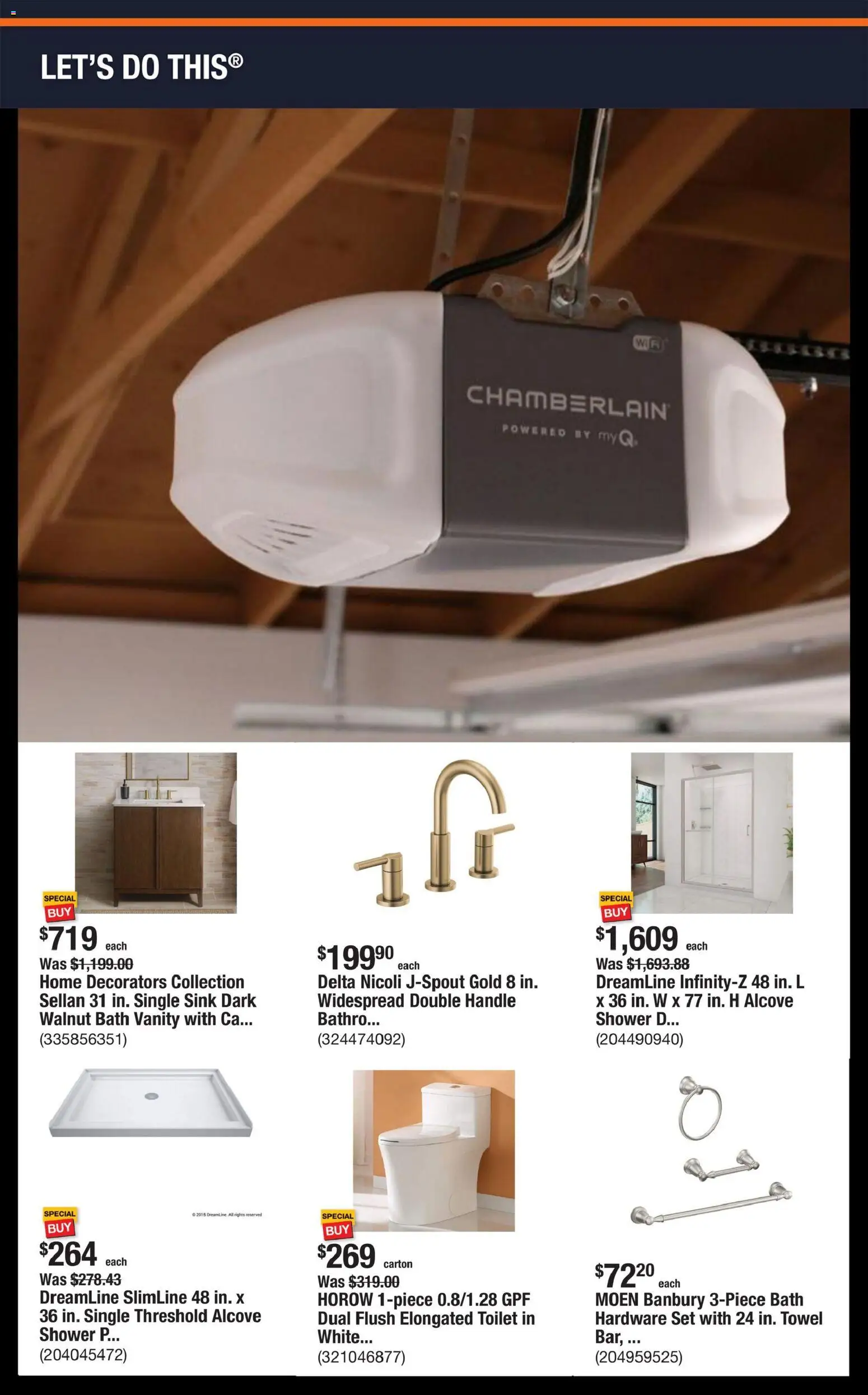 Home Depot Shop Pro Ad - PA - valid from 16.02.2026 | Page: 3 | Products: Bath, Shower