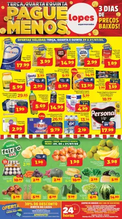 Lopes Supermercados Folheto - válido de 29.07.2025 | Página: 1